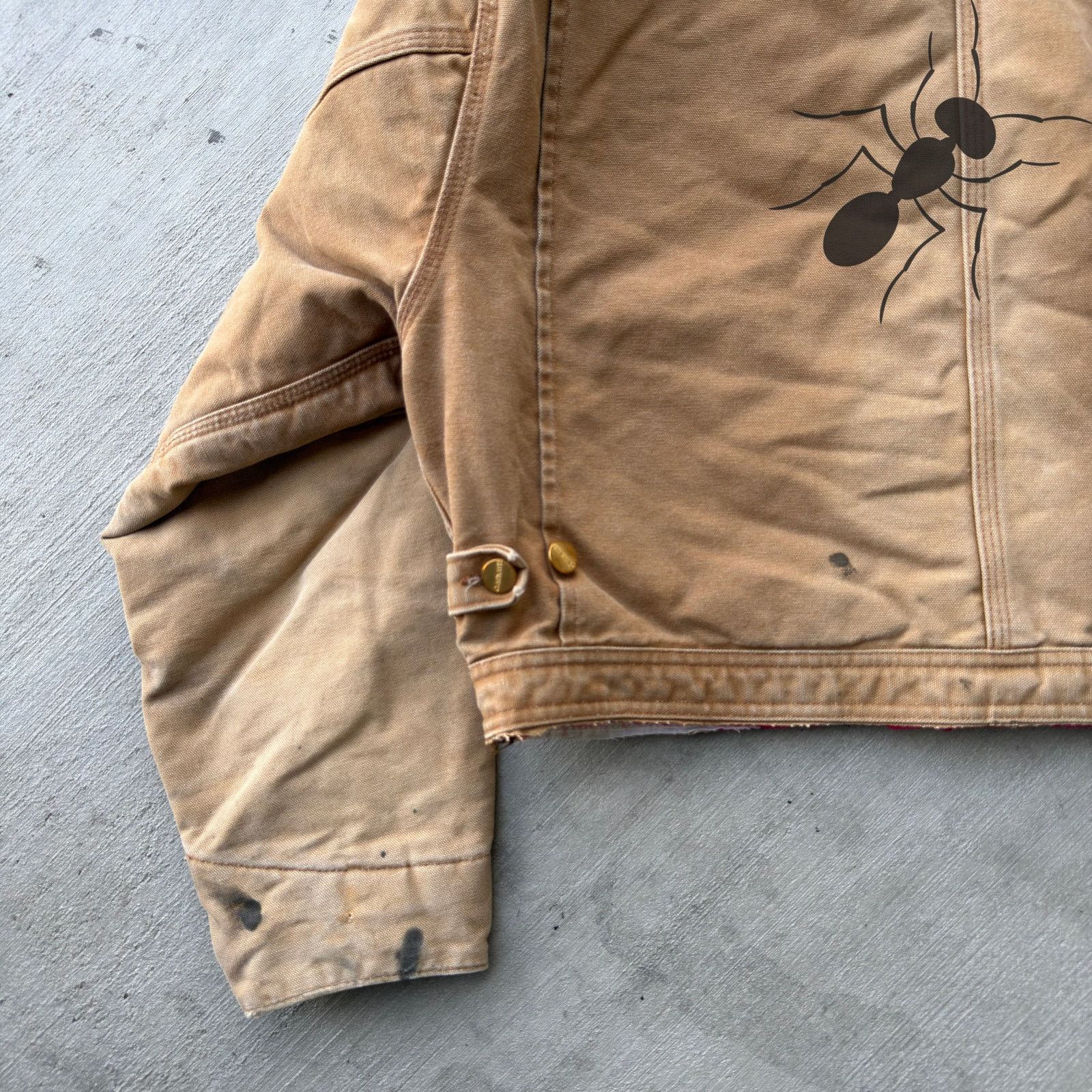 Carhartt × Vintage Carhartt brown crop Detroit style work wear jacket Size US M / EU 48-50 / 2 - 8 Thumbnail