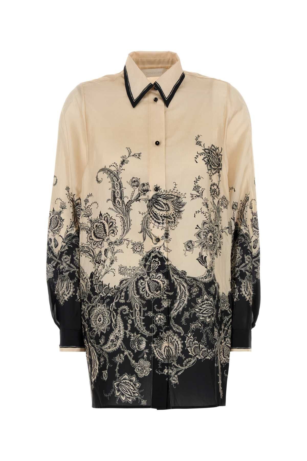 Zimmermann Printed Silk Rhiannon Shirt Size L / US 10 / IT 46 - 1 Thumbnail