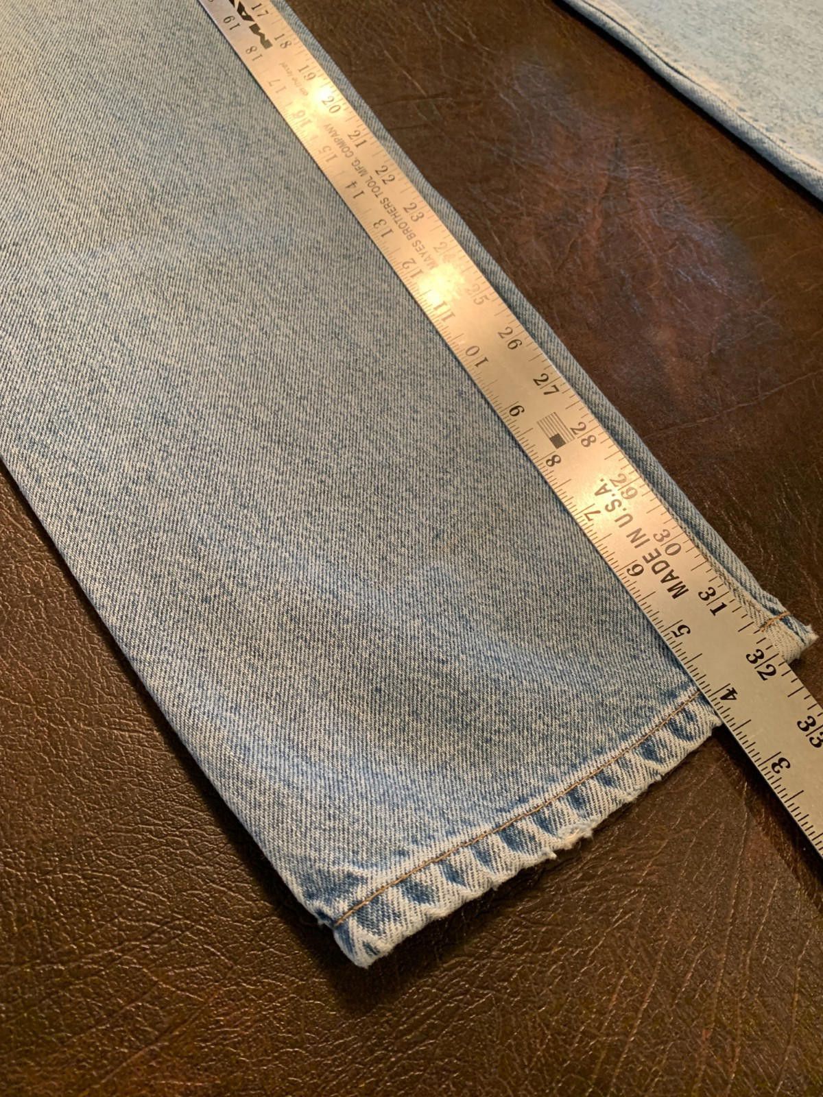 Tommy Hilfiger Tommy Hilfiger Big Flag Patch Jeans Baggy Denim 33/32 (230) Size US 33 - 10 Thumbnail