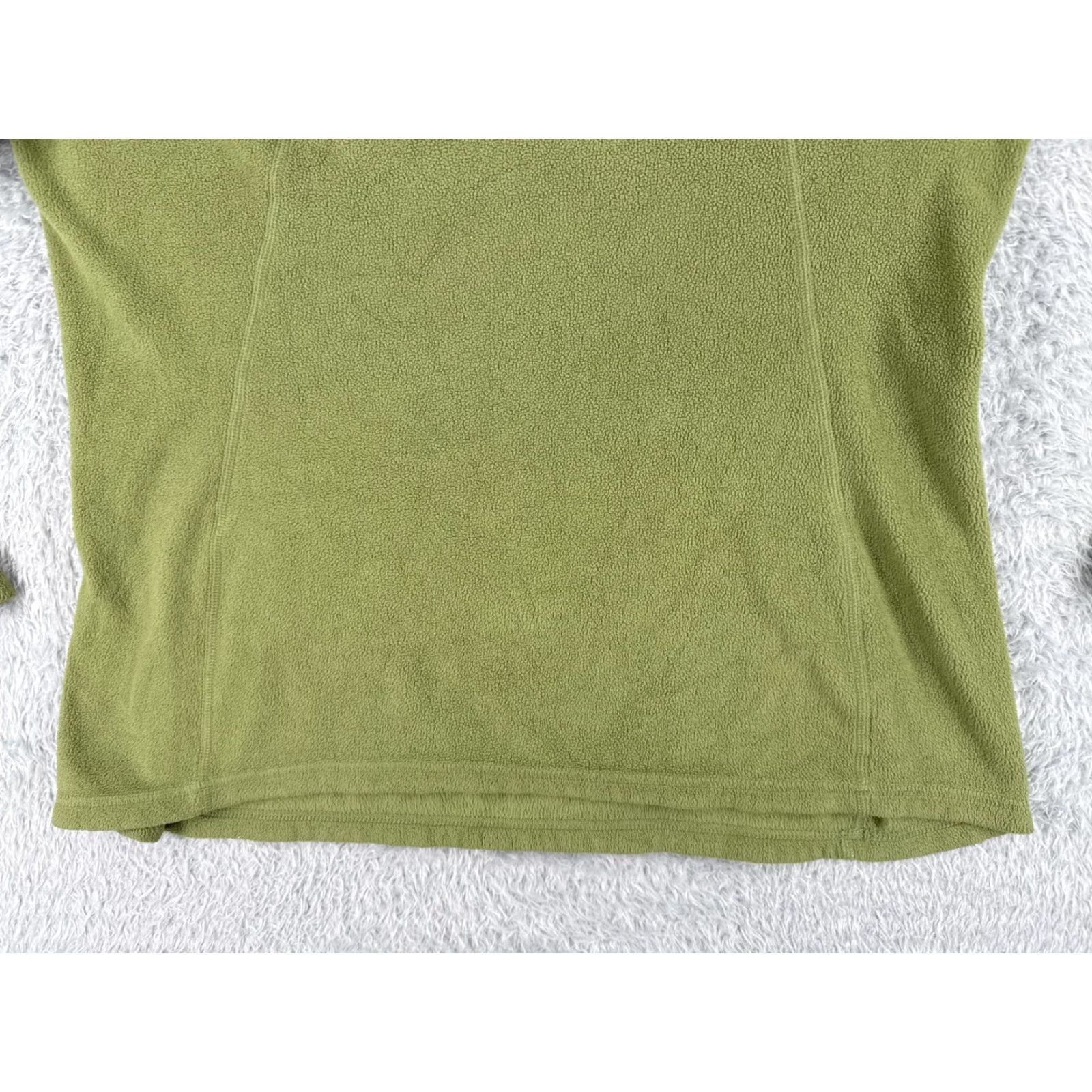 The North Face The North Face Sweater Womens Medium Green 1/4 Zip Pullover Polyester Fleece Size M / US 6-8 / IT 42-44 - 5 Thumbnail