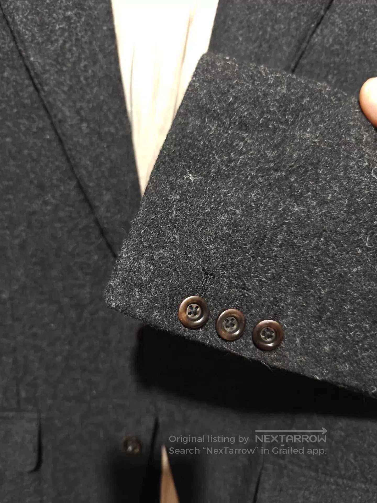 Vintage AnnualRing American Retro Black Tweed Men's Blazer. Size US M / EU 48-50 / 2 - 5 Thumbnail