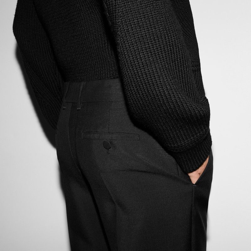 Gucci o1la5ras0526 Wool Mohair Pants in Black Size 26" / US 2 / IT 38 - 5 Thumbnail