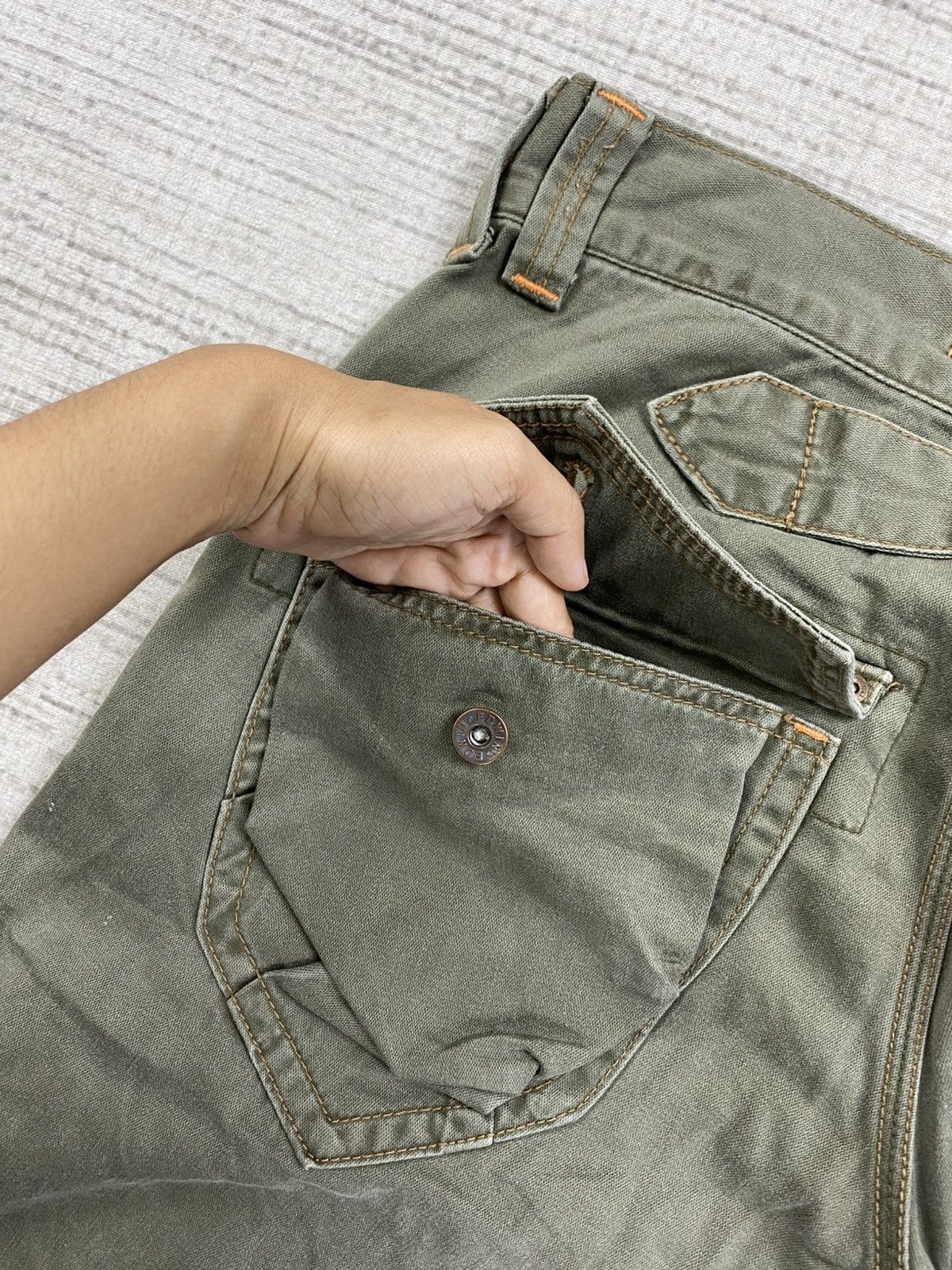 Edwin × If Six Was Nine × Vintage Vintage Edwin Exclusive Japan Buckle Back Pants Size US 30 / EU 46 - 11 Thumbnail