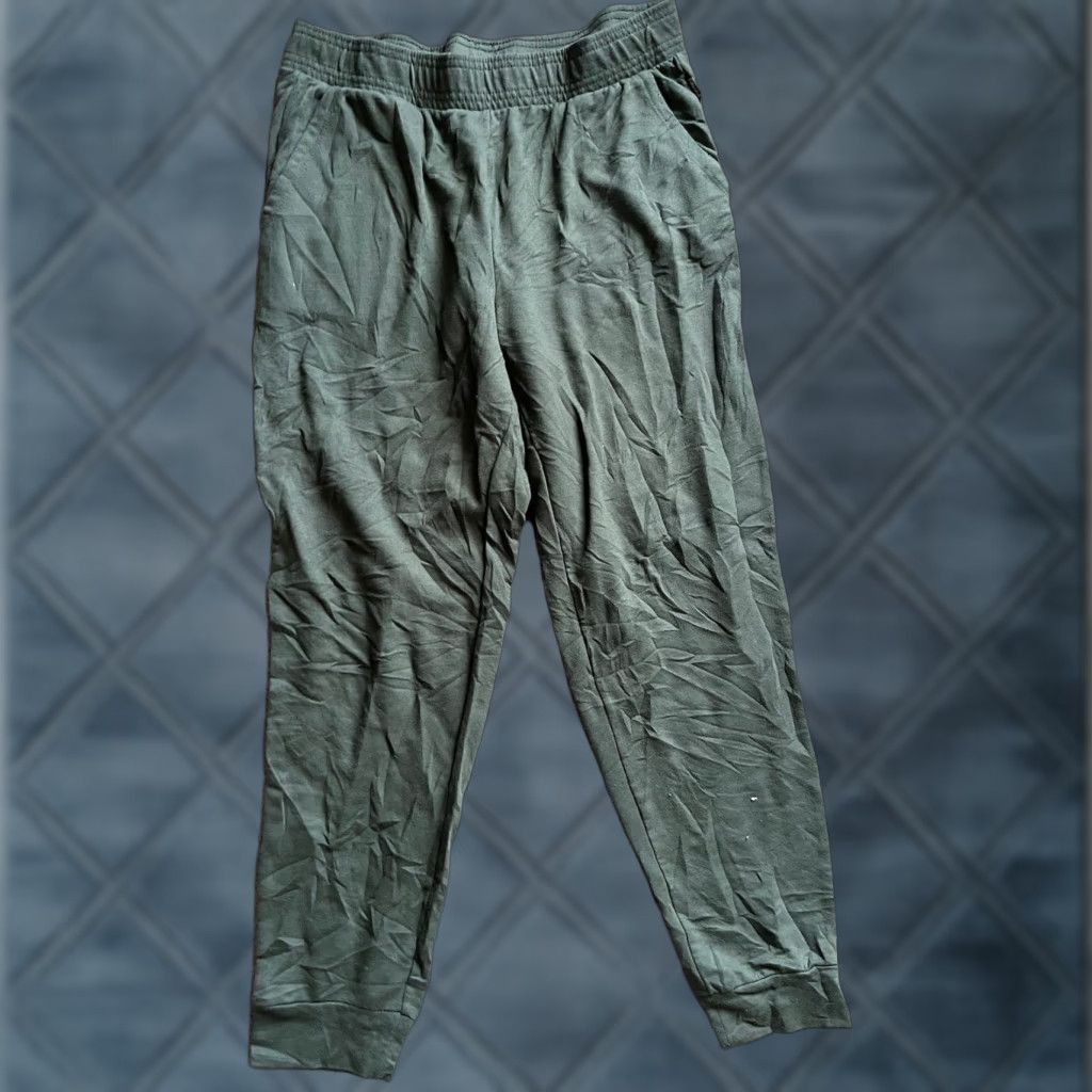 Eddie Bauer Eddie Bauer Women's Solid Green Pull On Lounge Pants Size Medium Womens Size 36" / US 14 / IT 50 - 1 Thumbnail