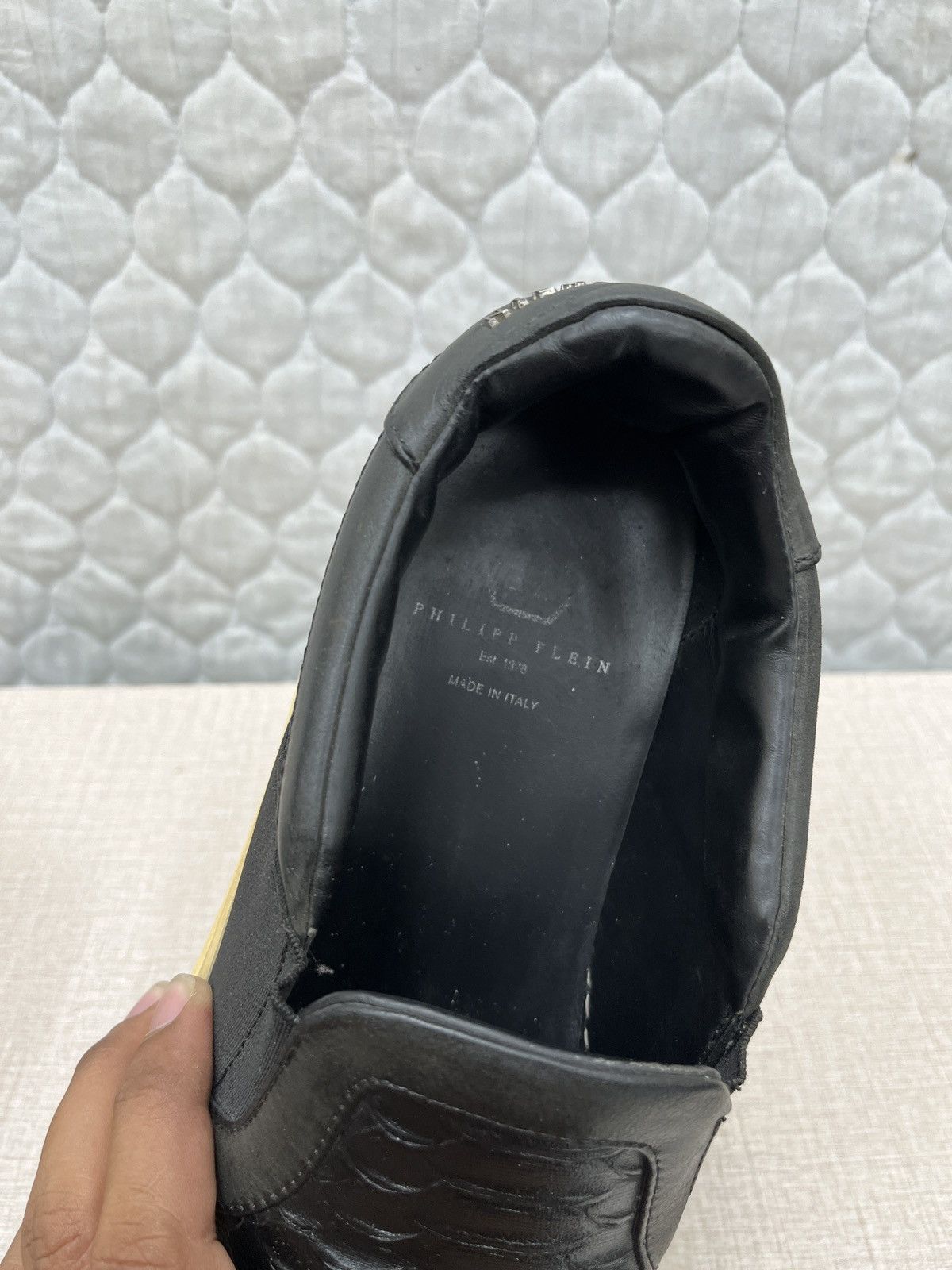 Philipp Plein 🔥🔥🔥STEALS PHILIPP PLEIN STUDDED SLIP ON SHOE Size US 8.5 / EU 41-42 - 12 Thumbnail