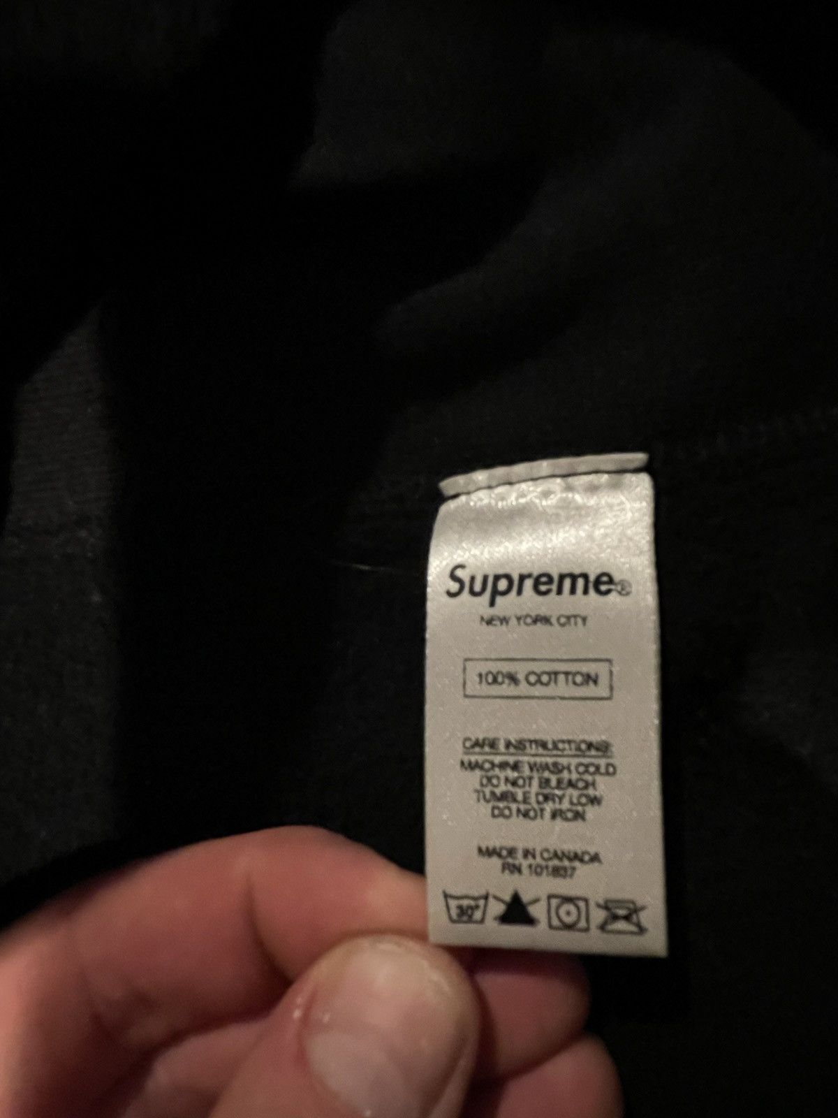 Supreme Supreme Black On Black Box Logo Hoodie 2016 Bogo hoodie Size US XL / EU 56 / 4 - 8 Thumbnail