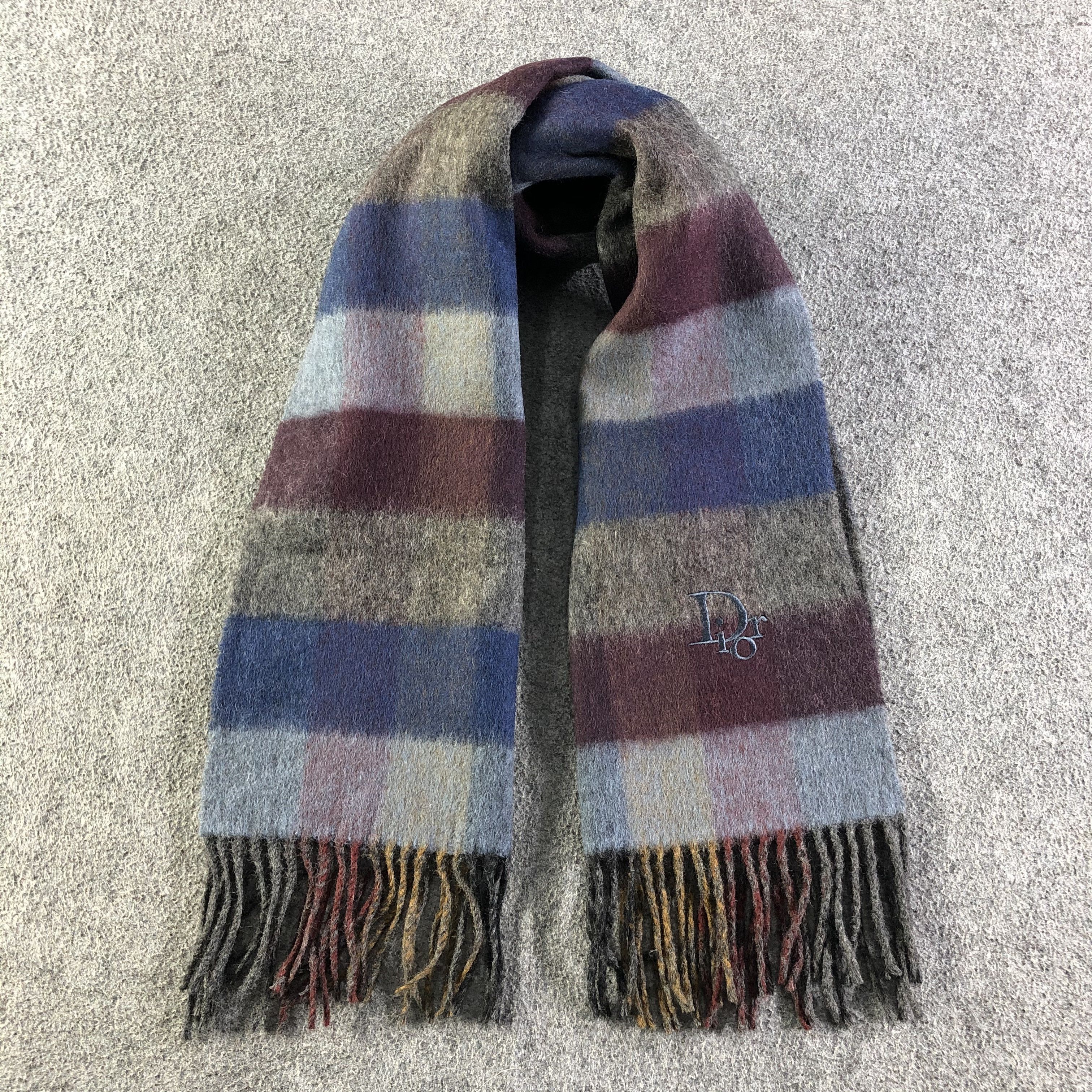 Christian Dior Monsieur Christian Dior Scarf / Muffler / Neckwear P598 Size ONE SIZE - 1 Thumbnail
