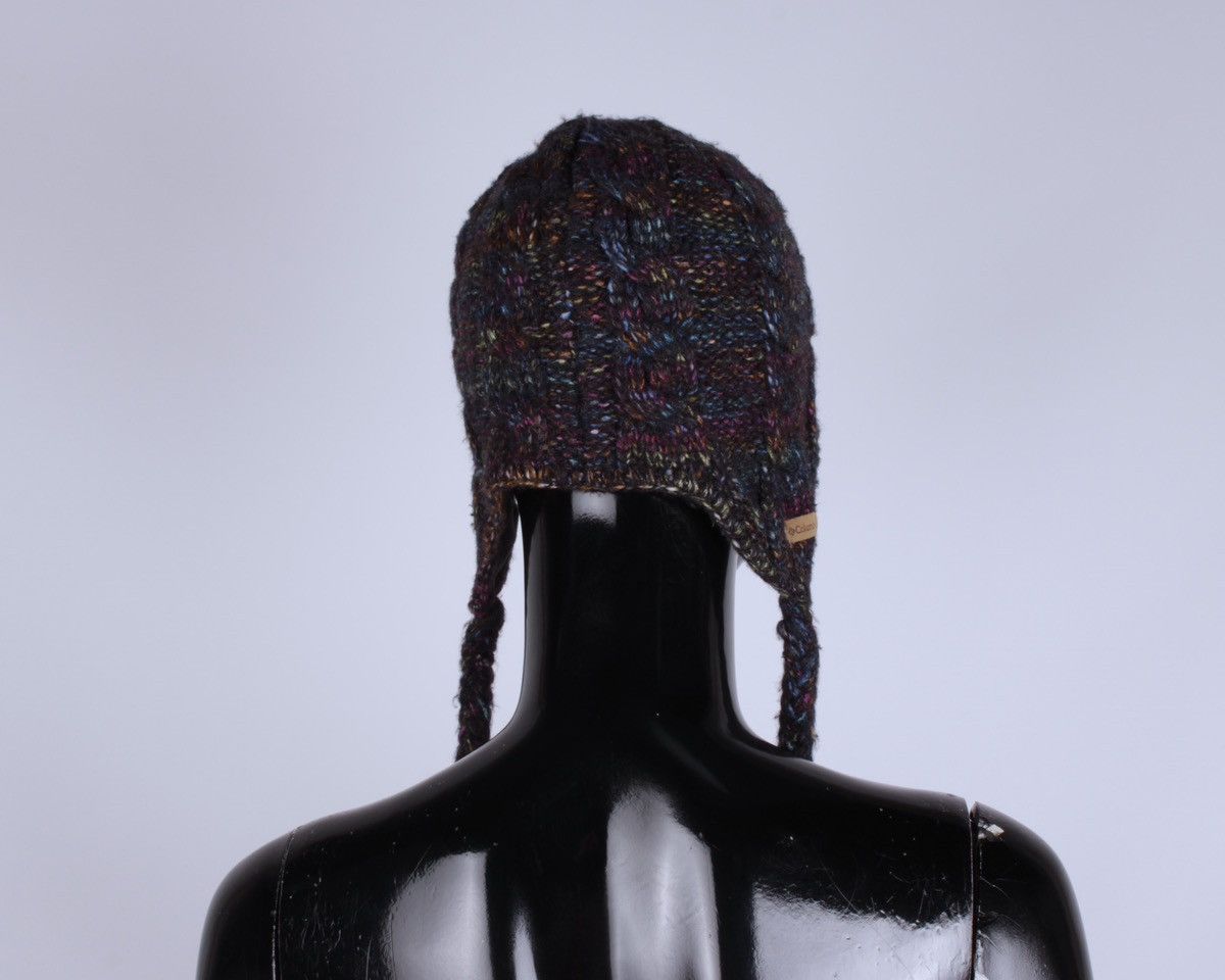 Columbia COLUMBIA Tassel Beanie Hat Knit Fleece Polyeste Acrylic Wool Size ONE SIZE - 5 Thumbnail
