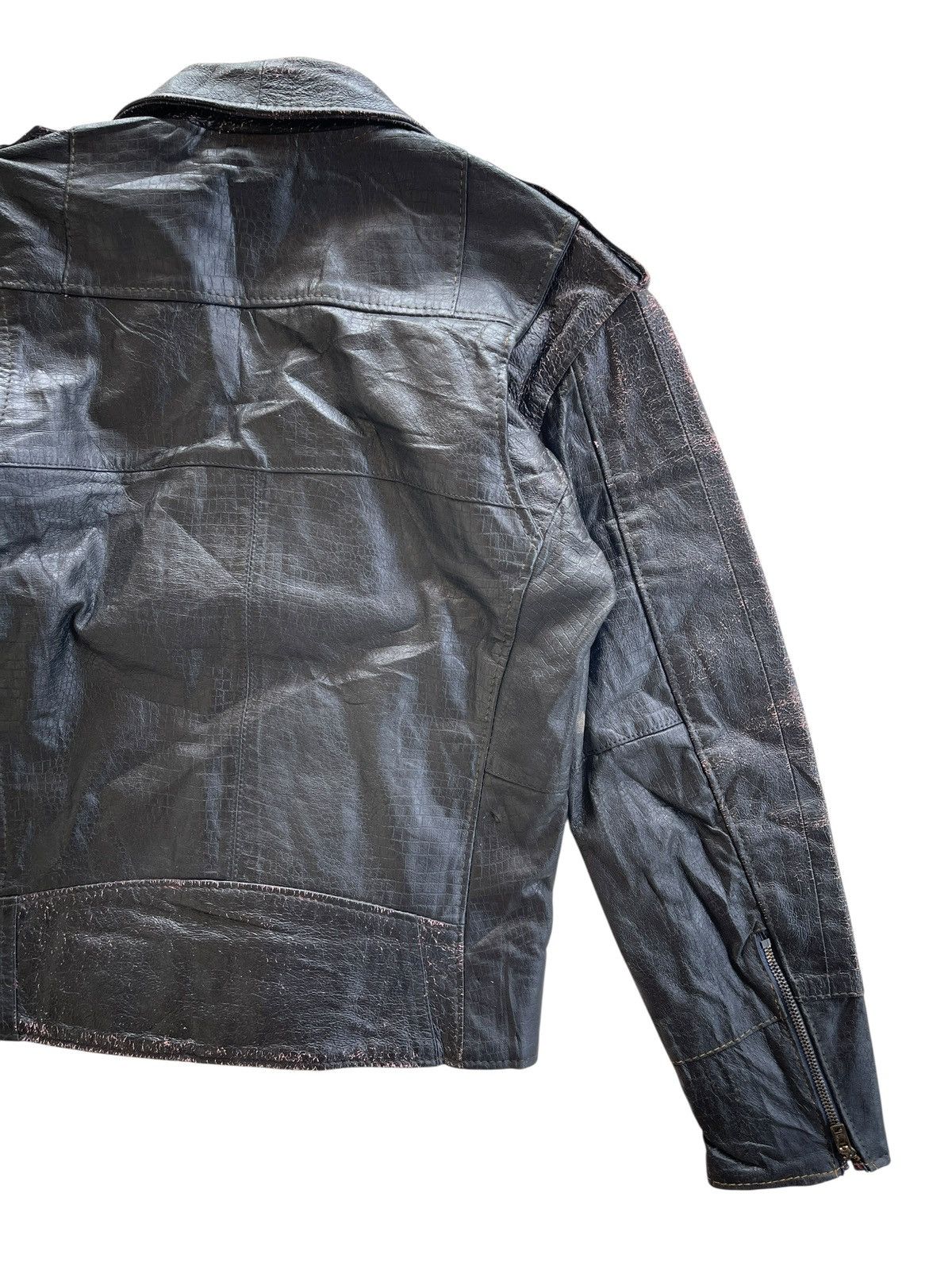Vintage 90s Brandon Thomas Double Colar Jacket Size US S / EU 44-46 / 1 - 12 Thumbnail