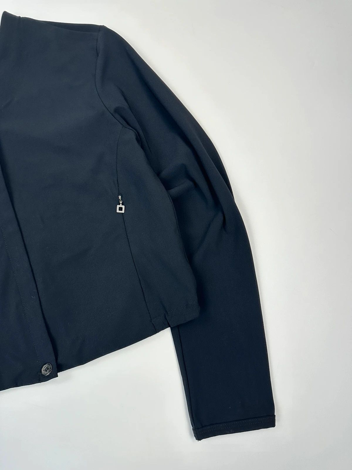 Marithe + Francois Girbaud Marithé + Francois Girbaud 00’s Dark Navy Crop Jacket Size M / US 6-8 / IT 42-44 - 3 Thumbnail
