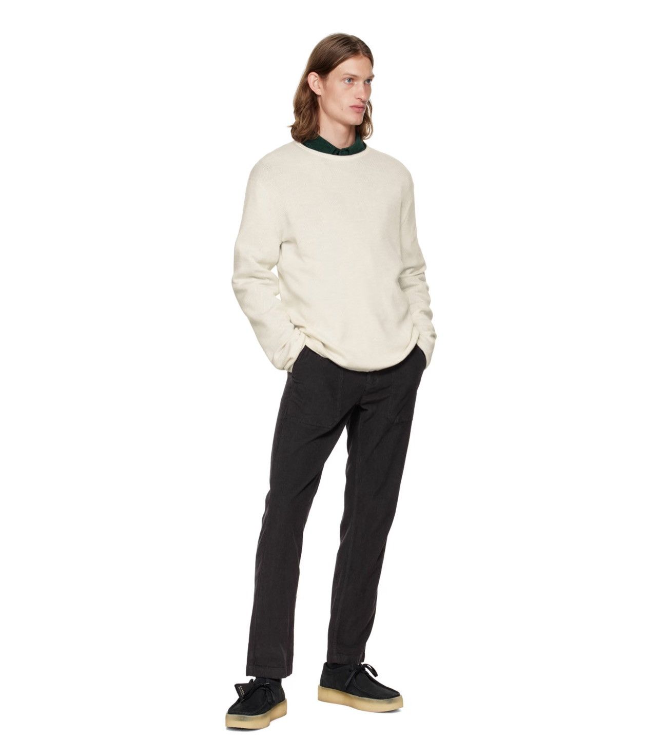 Rag & Bone Collin Crew Wool Sweater $275 Size US L / EU 52-54 / 3 - 2 Thumbnail