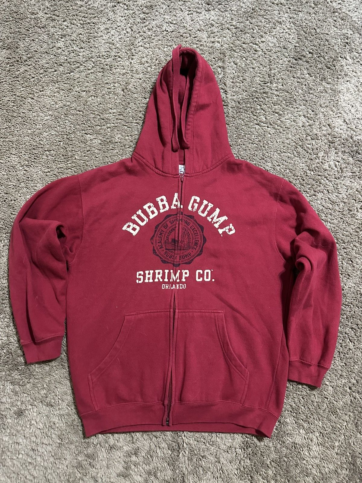 Other Vintage Bubba Gump Shrimp Co hoodie 00s size medium Size US M / EU 48-50 / 2 - 1 Thumbnail