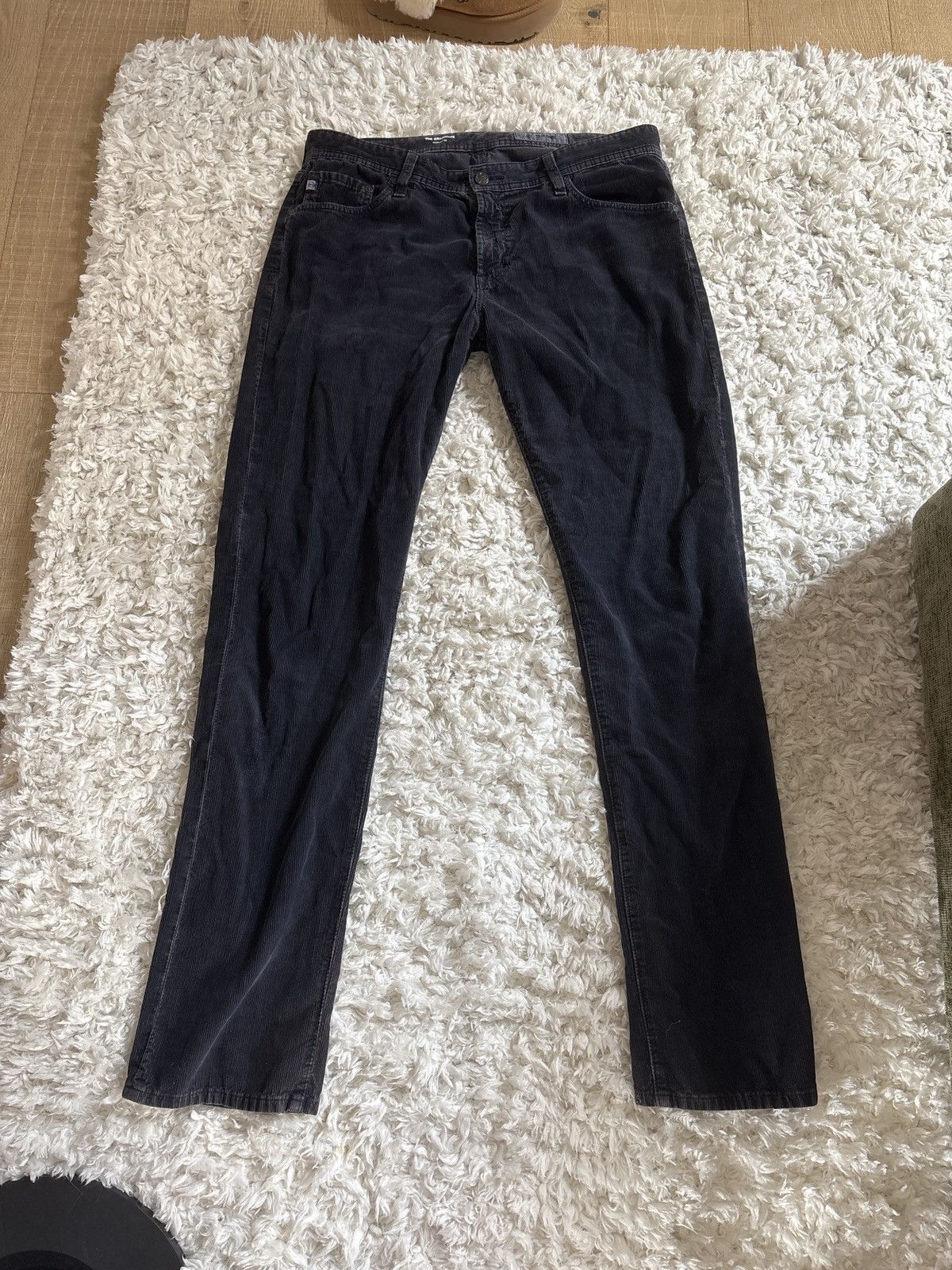 AG Adriano Goldschmied Corduroy Slim Fit Trouser Size US 33 - 2 Thumbnail