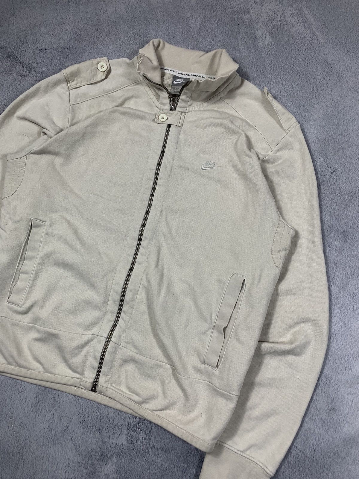 Nike × Vintage Vintage Nike zip up hoodie streetwear back logo size M Size US M / EU 48-50 / 2 - 4 Thumbnail