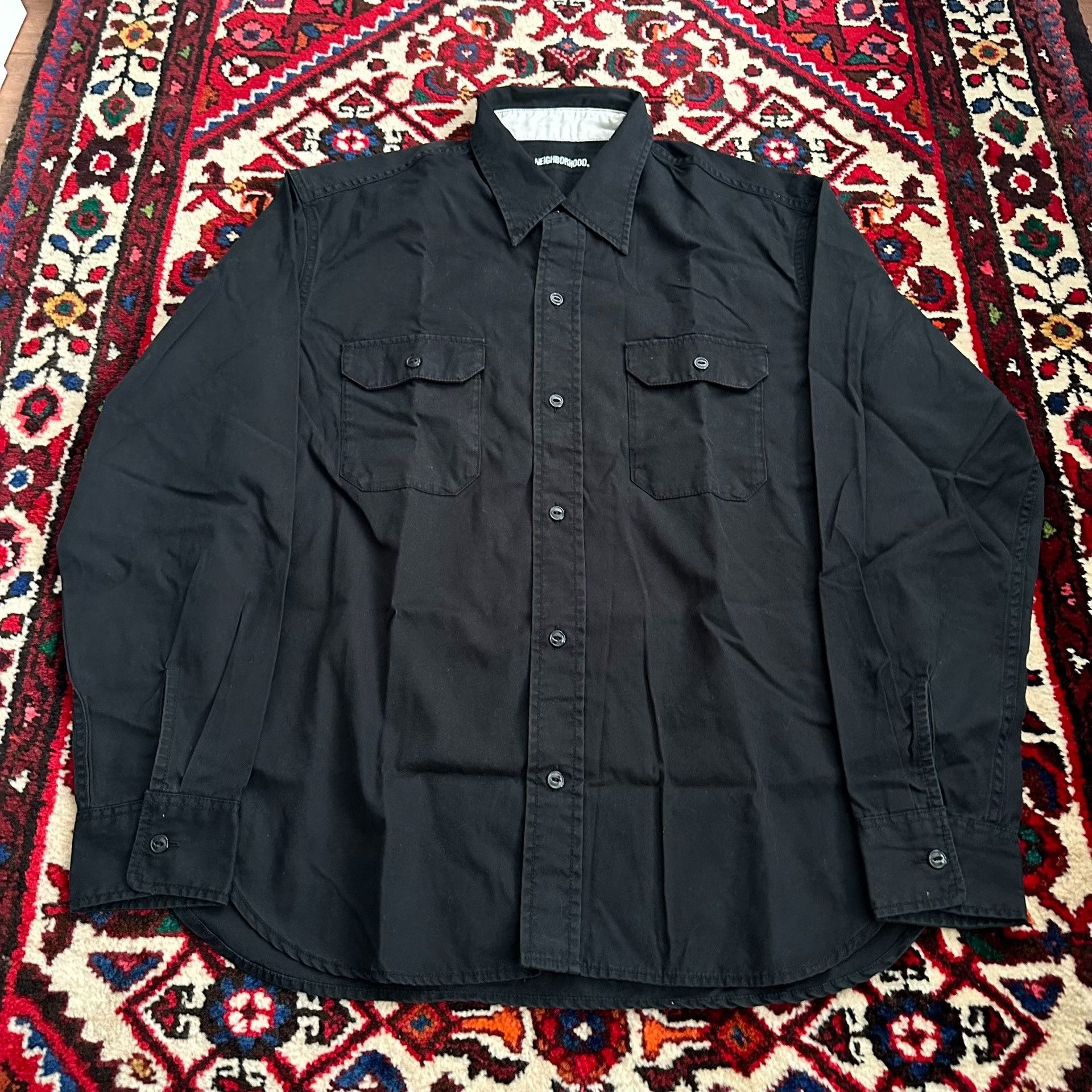 Neighborhood Neighborhood 20AW Black Shirt Size US M / EU 48-50 / 2 - 3 Thumbnail