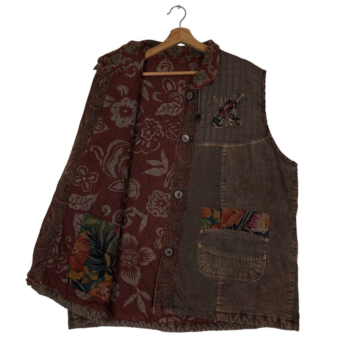Japanese Brand 🔥90’s Vintage Vest Native Navajo Aztec Design Kapital Size US M / EU 48-50 / 2 - 10 Thumbnail