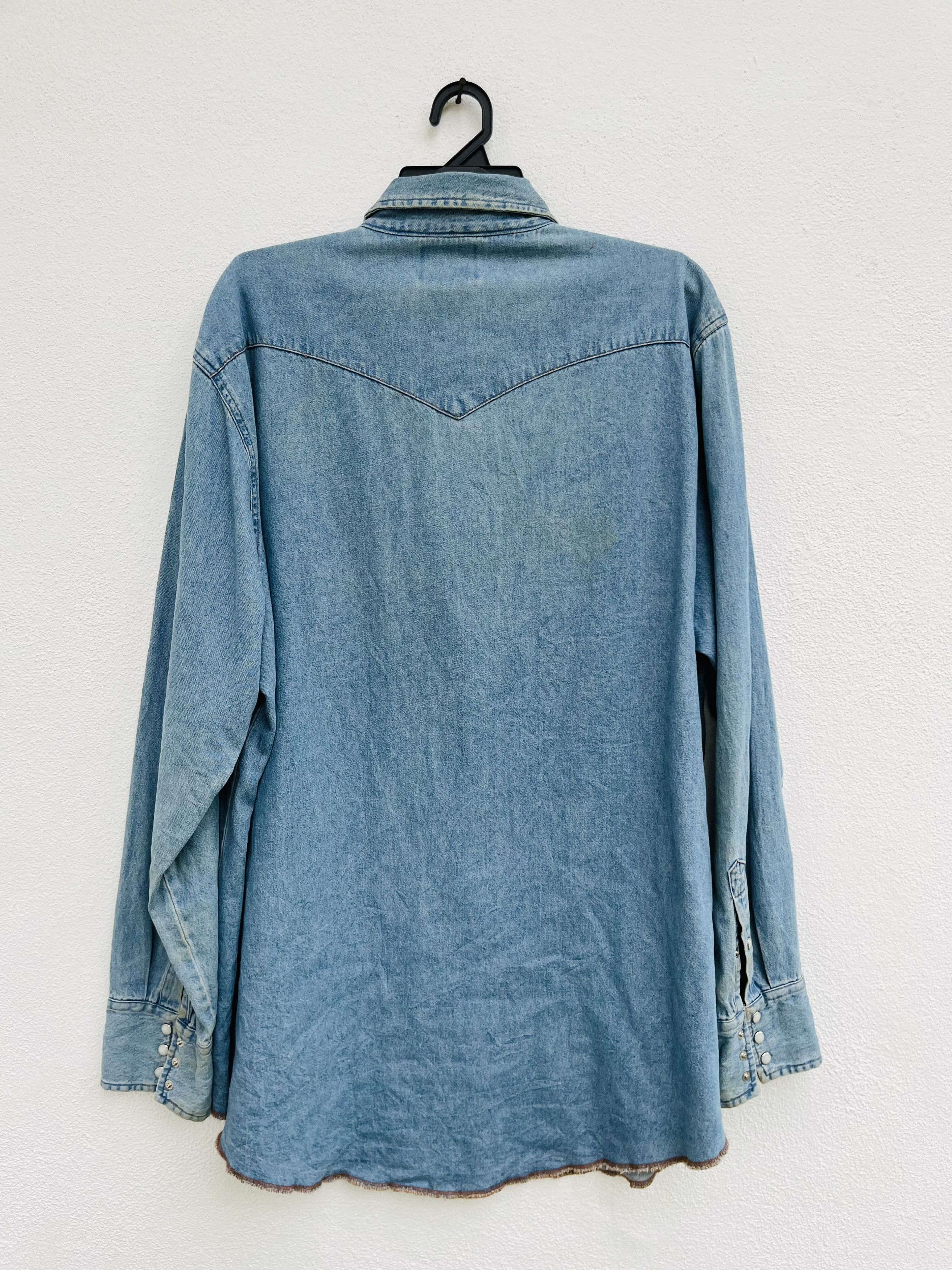 Japanese Brand × Vintage Vintage 90s Wrengler Streetwear Fashion Style Long Sleeve Size US XL / EU 56 / 4 - 2 Thumbnail