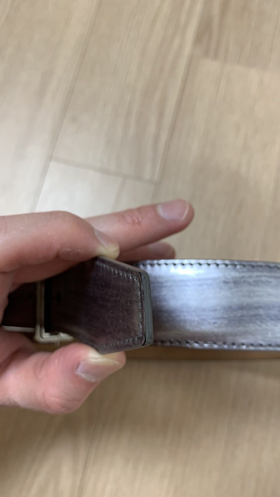 Dolce & Gabbana Dolce & Gabbana FW 2007 Silver Brushed Runway Belt Size 28 - 8 Thumbnail