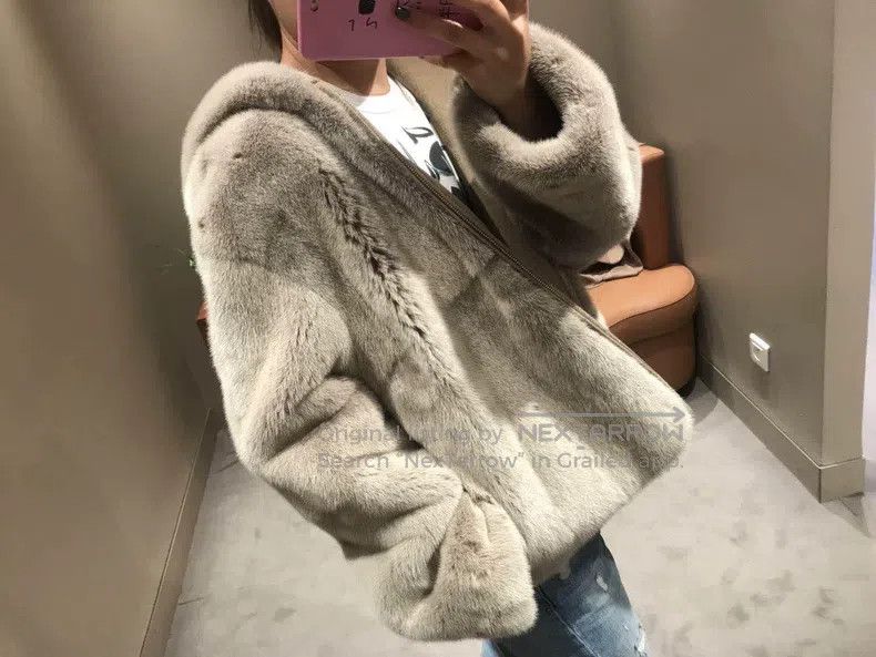 Hermes Hermes Khaki double-sided fur coat Size XS / US 0-2 / IT 36-38 - 8 Thumbnail