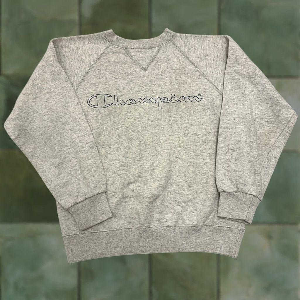 Champion VINTAGE Champion Reverse Weave Sweatshirt Mens XS Grey Logo USA Made 90s Size US XS / EU 42 / 0 - 1 Thumbnail
