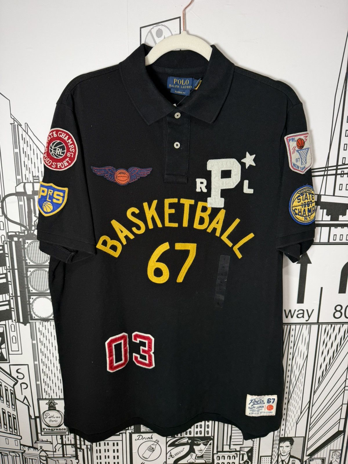 Polo Ralph Lauren Polo Ralph Lauren Basketball 67 Polo Large Size US L / EU 52-54 / 3 - 2 Thumbnail