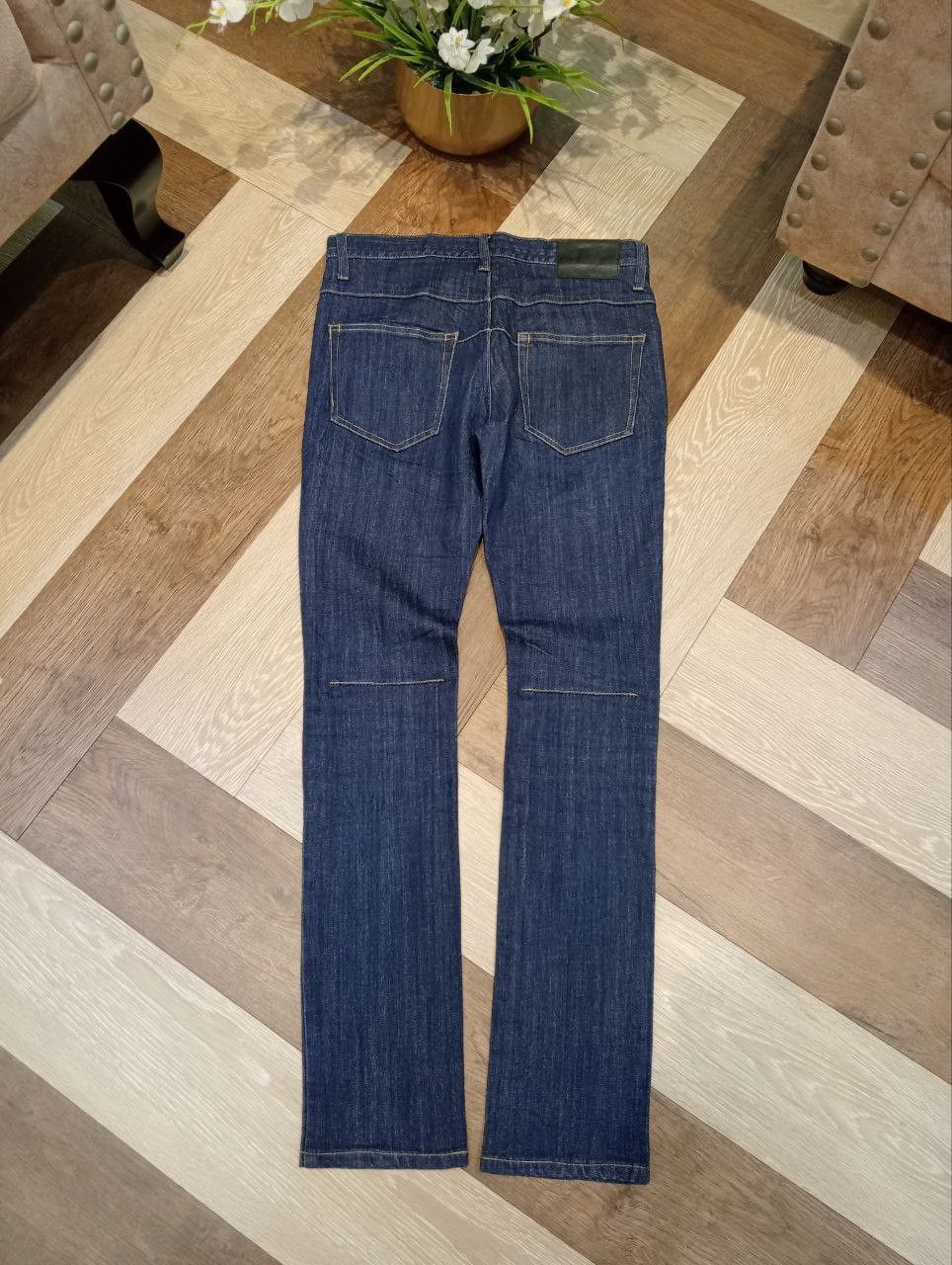 Number (N)ine NUMBER NINE JAPAN INDIGO STRETCH DENIM PANTS Size US 30 / EU 46 - 13 Thumbnail