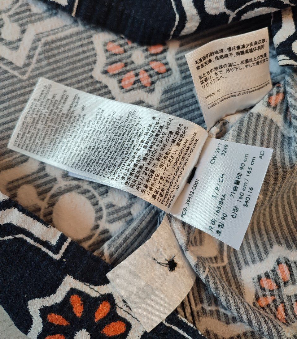 Levi's Levis Skateboarding collection Shirt short slevee navy Size US S / EU 44-46 / 1 - 12 Thumbnail
