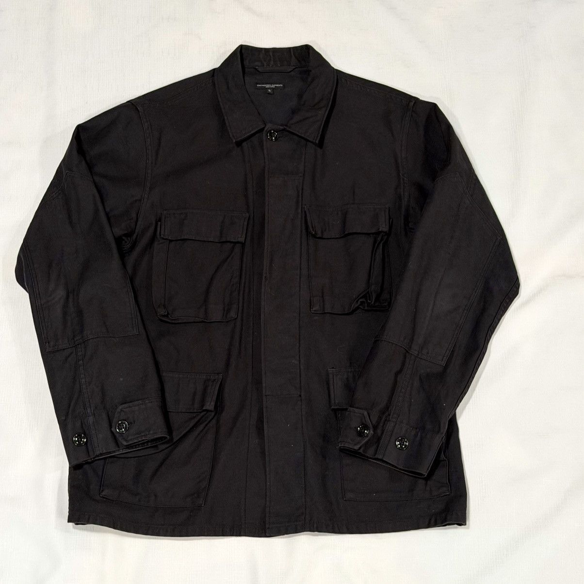 Engineered Garments Cotton Reverse Sateen Fatigue Jacket BDU Size US L / EU 52-54 / 3 - 1 Thumbnail