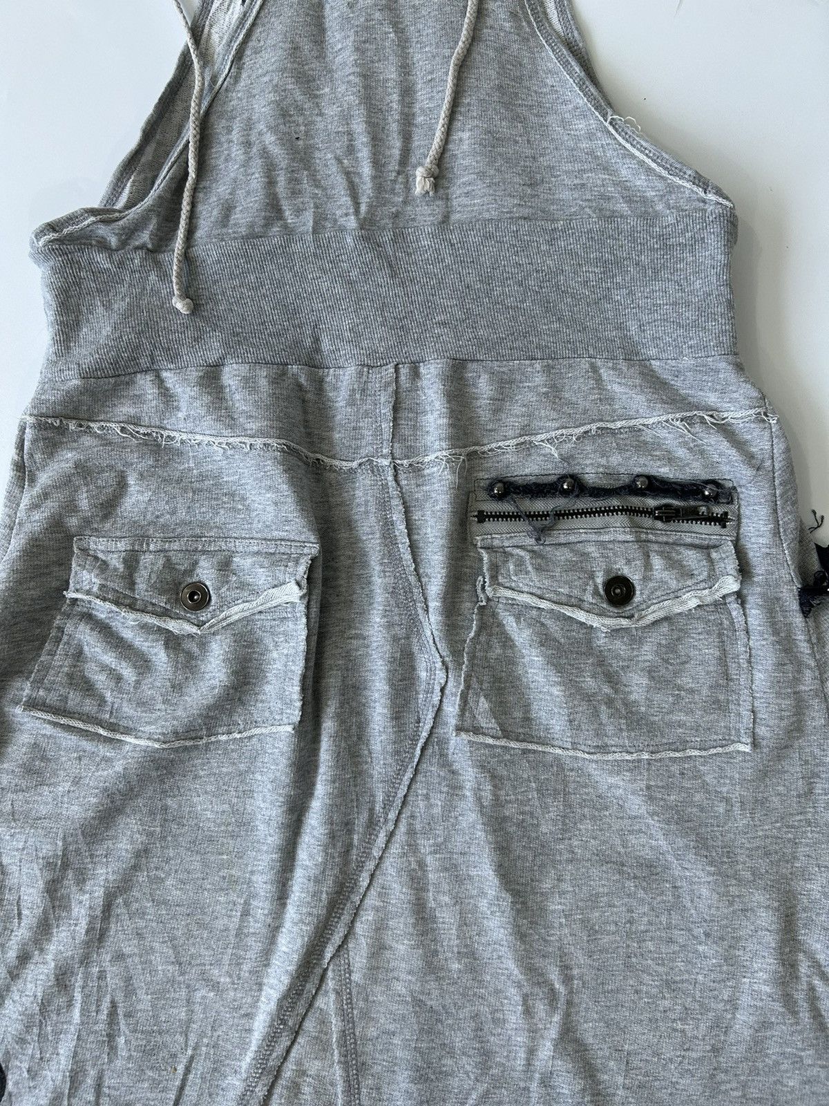 Japanese Brand GHOST OF HARLEM + JUMPSUIT DRESS WITH HOODIE Size S / US 4 / IT 40 - 5 Thumbnail