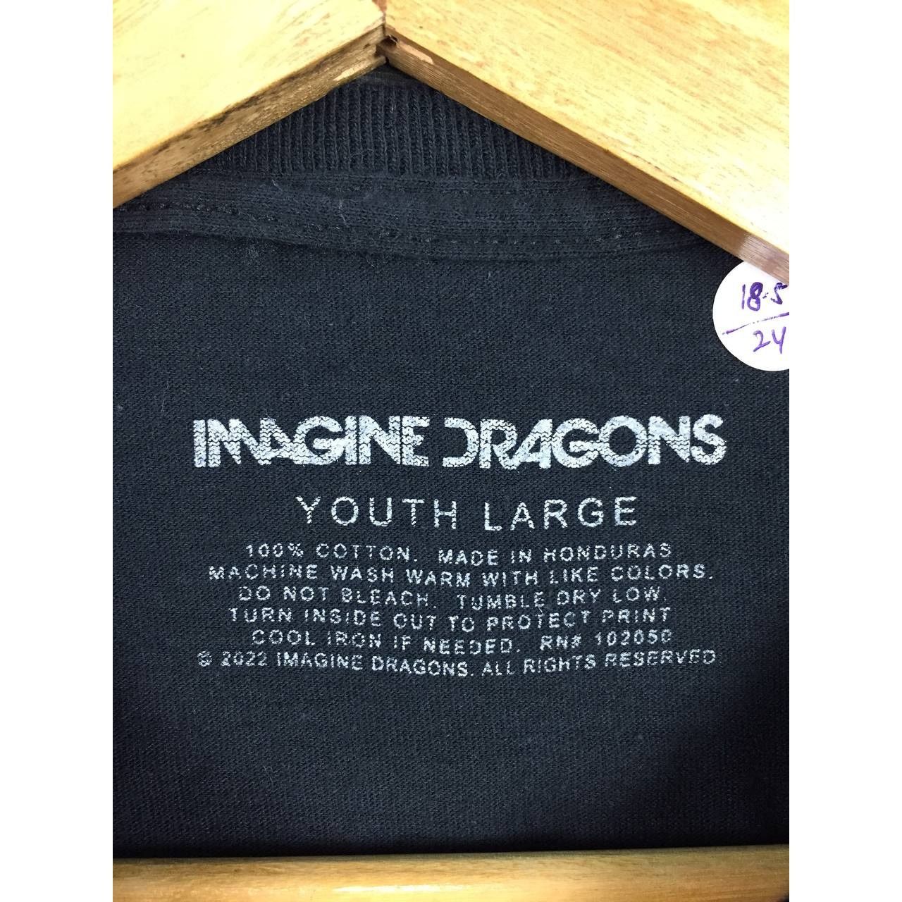 Band Tees × Vintage Imagine Dragons Mercury World Tour Tee Youth L Size US S / EU 44-46 / 1 - 7 Thumbnail