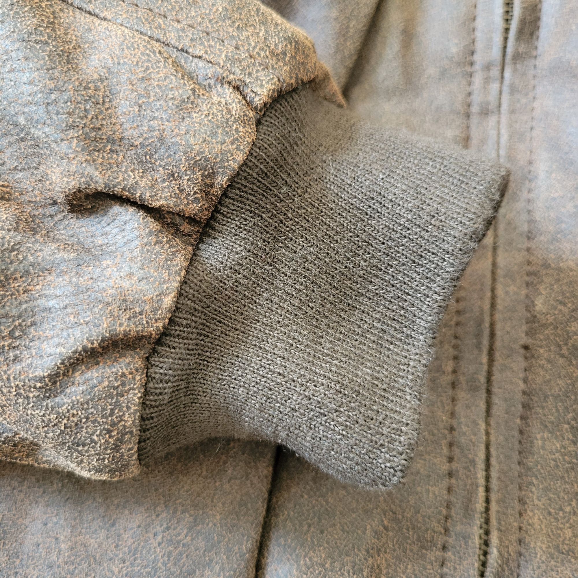 Wilsons Leather Brown Bomber Jacket L Aviator Gorpcore Class