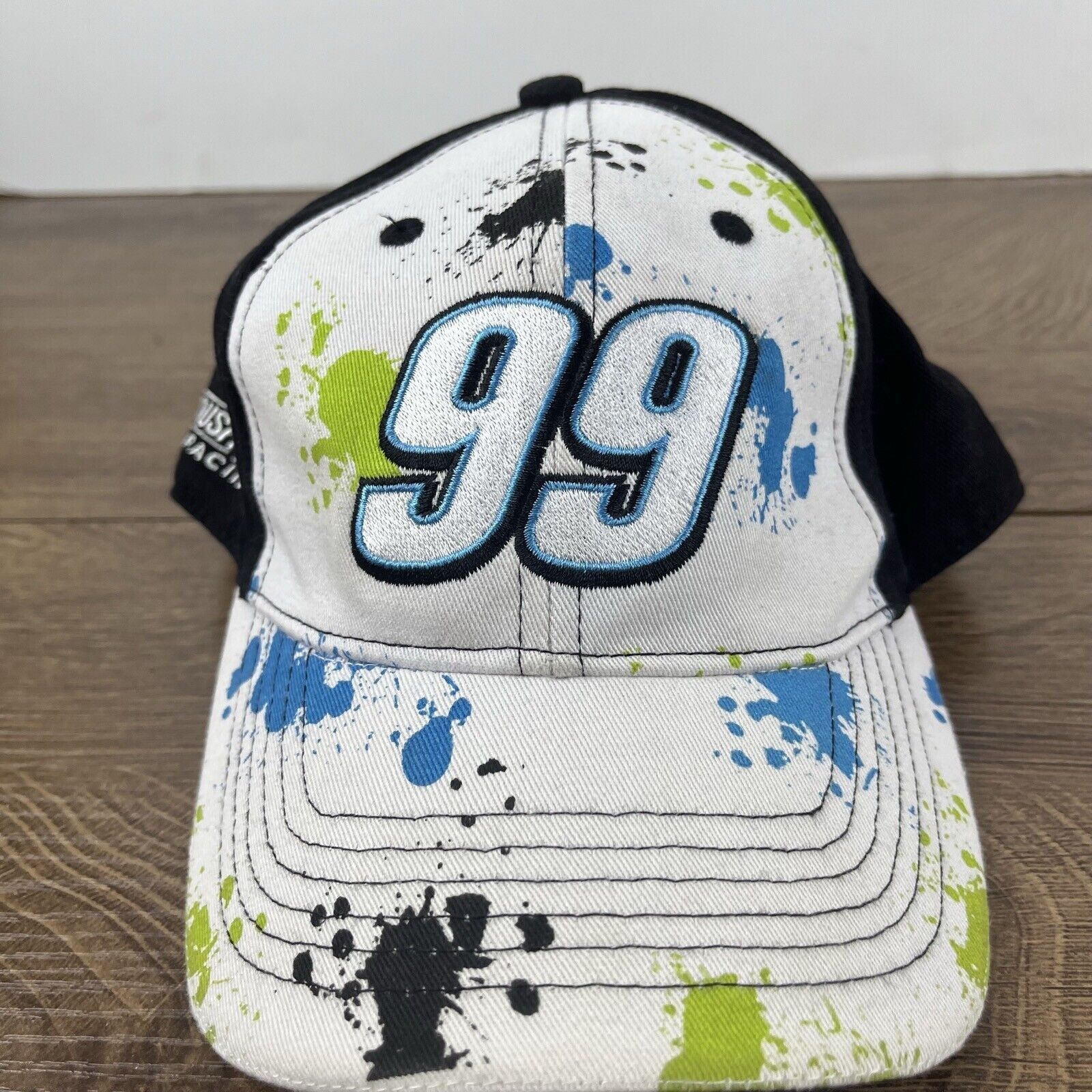 Other Carl Edwards 99 Hat NASCAR Hat White Hat Adjustable White Ad Size ONE SIZE - 6 Thumbnail