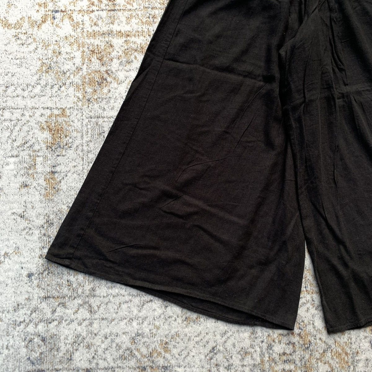 Japanese Brand × Vintage × Yohji Yamamoto Rare Japanese Niko And... Yohji Style Wide Linen Pants Size US 30 / EU 46 - 3 Thumbnail