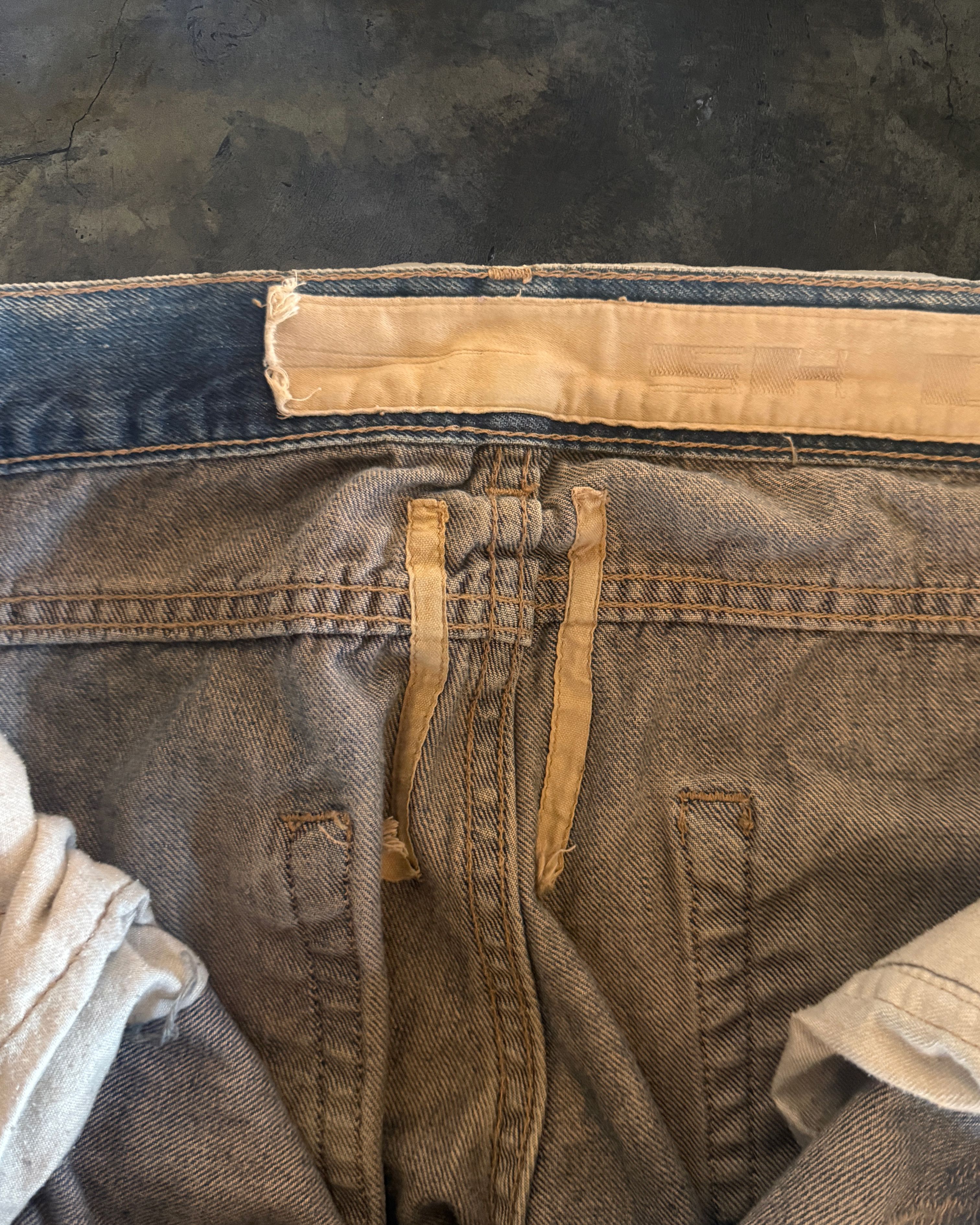 Rick Owens RICK OWENS AW2007 "EXPLODER" INDIGO DETRIOTS Size US 33 - 4 Thumbnail