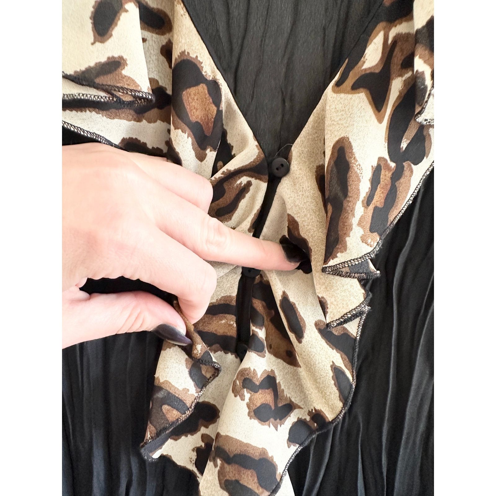 Other Y2K Cheetah Print Ruffle Fairy Top size Medium Size M / US 6-8 / IT 42-44 - 6 Thumbnail