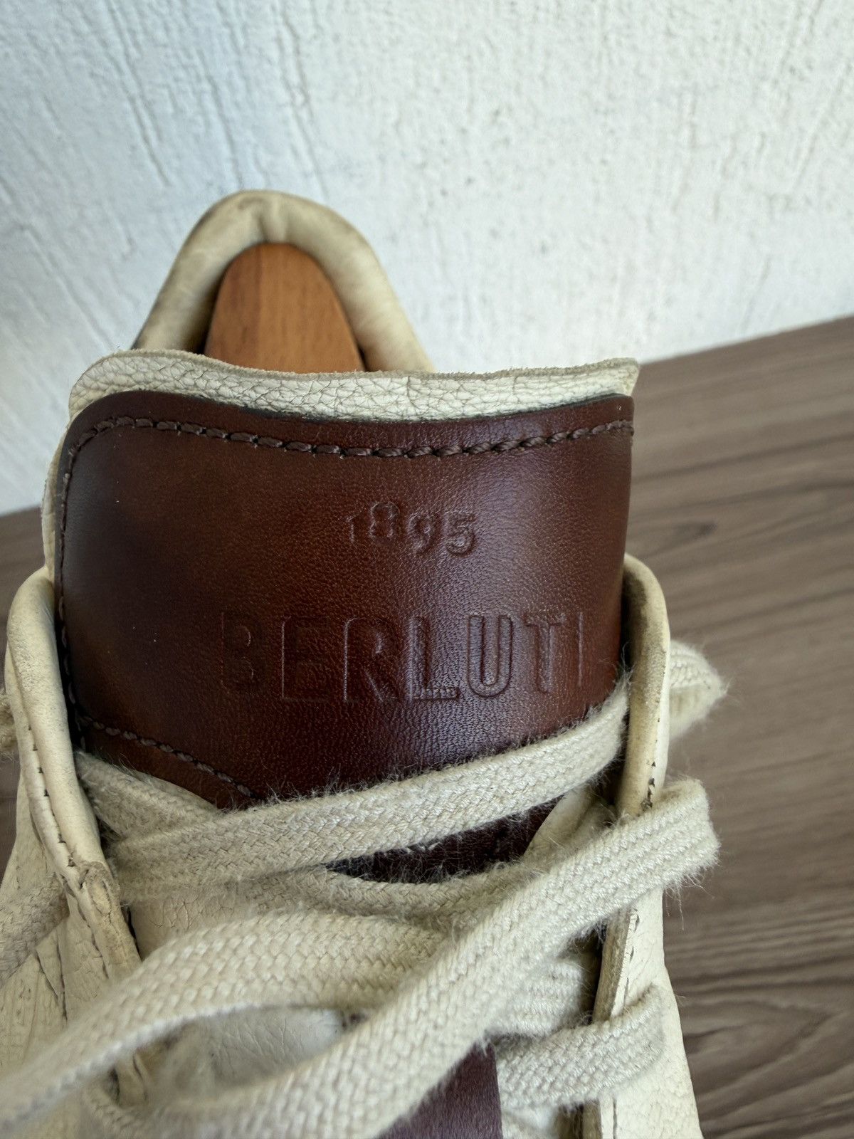 Berluti Eden scritto leather trainers Size US 9.5 / EU 42-43 - 10 Thumbnail