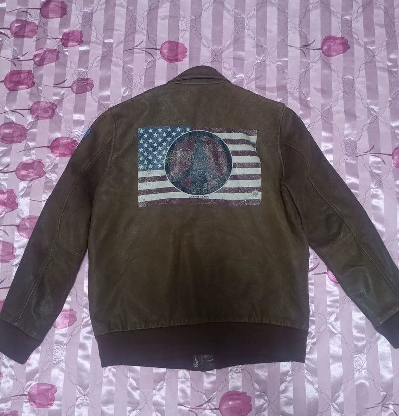 TOYS McCOY TOYS McCoy Anti-War Limited Edition Calfskin A2 Leather Ja Size US M / EU 48-50 / 2 - 7 Thumbnail