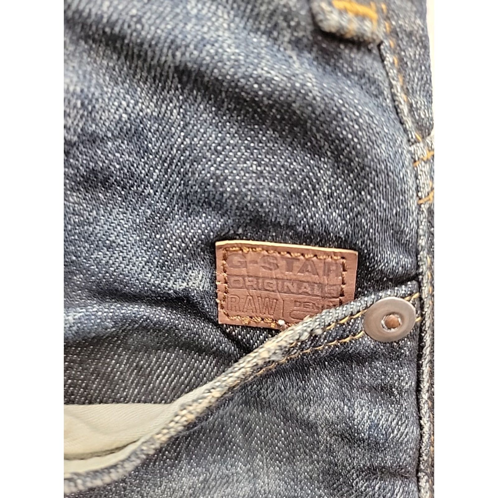 G-Star G-STAR RAW Holmer Slim Jeans Mens Size 30x34 Black Denim Button Fly Skinny Casual Clothing Size US 30 / EU 46 - 4 Thumbnail