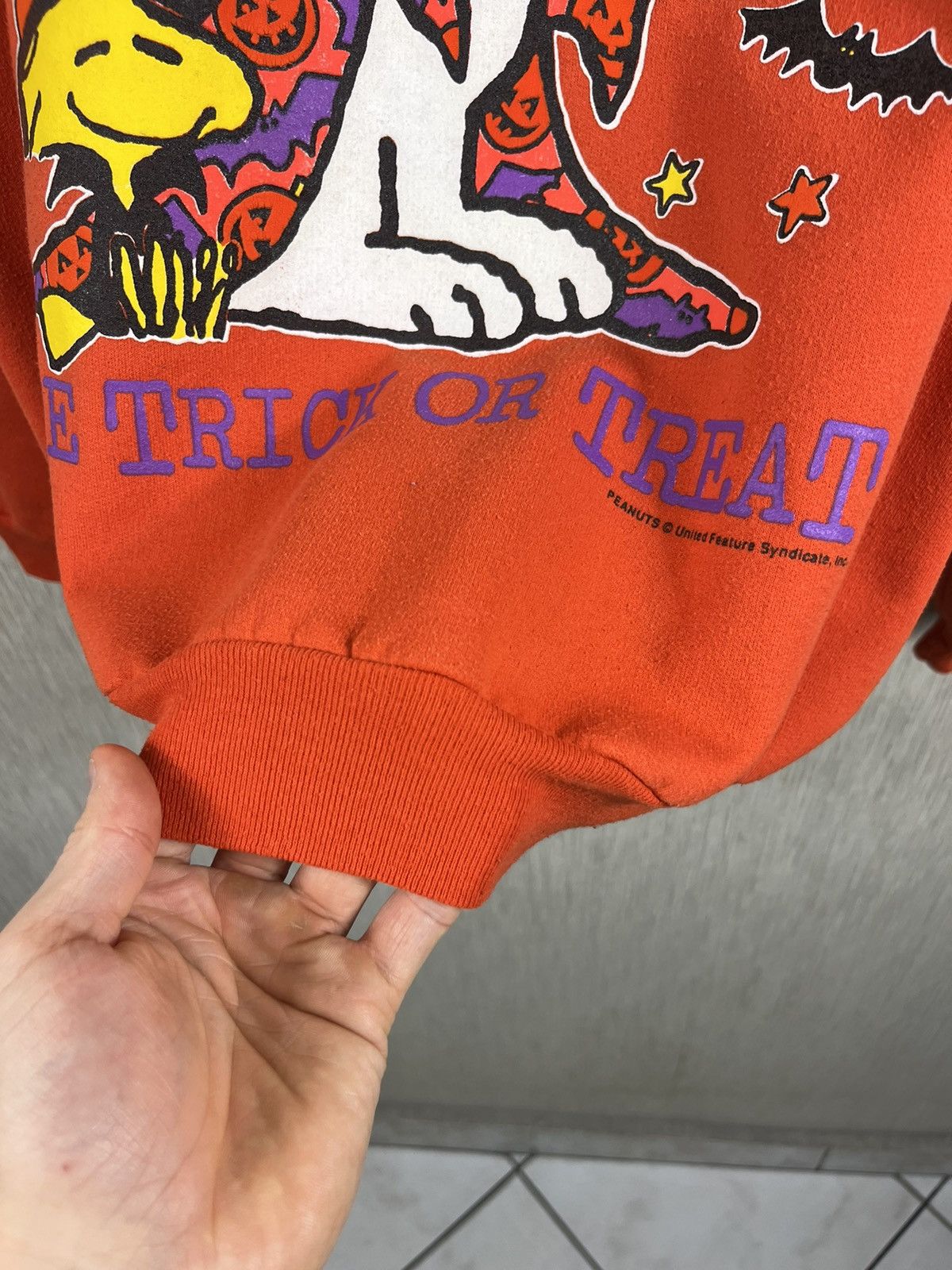 Peanuts × Vintage Vintage 80s Peanuts Joe trick or treat sweatshirt Halloween Size US M / EU 48-50 / 2 - 16 Thumbnail