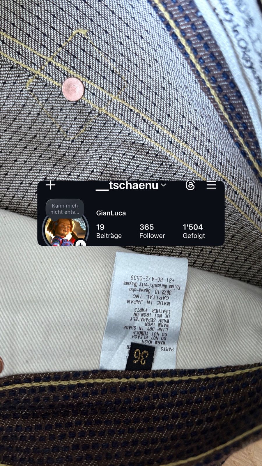 Kapital Kountry Kapital Century Denim Monkey Cisco Jeans Size US 36 / EU 52 - 5 Thumbnail