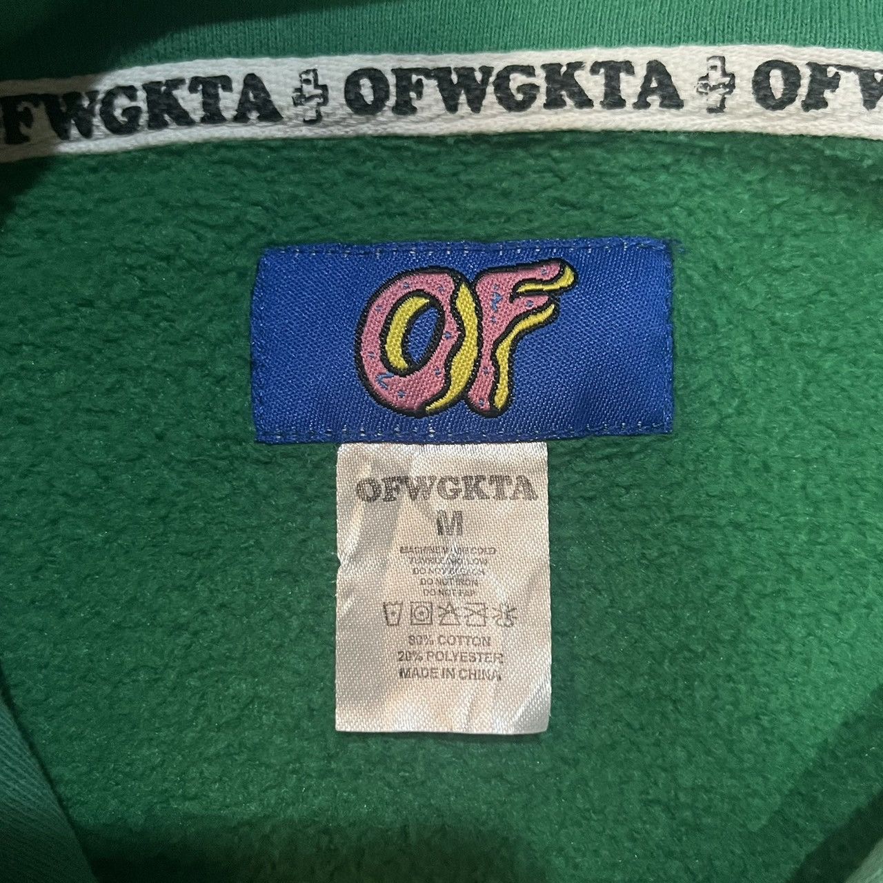 Odd Future Odd Future donut green hoodie sweatshirt Size US M / EU 48-50 / 2 - 9 Thumbnail