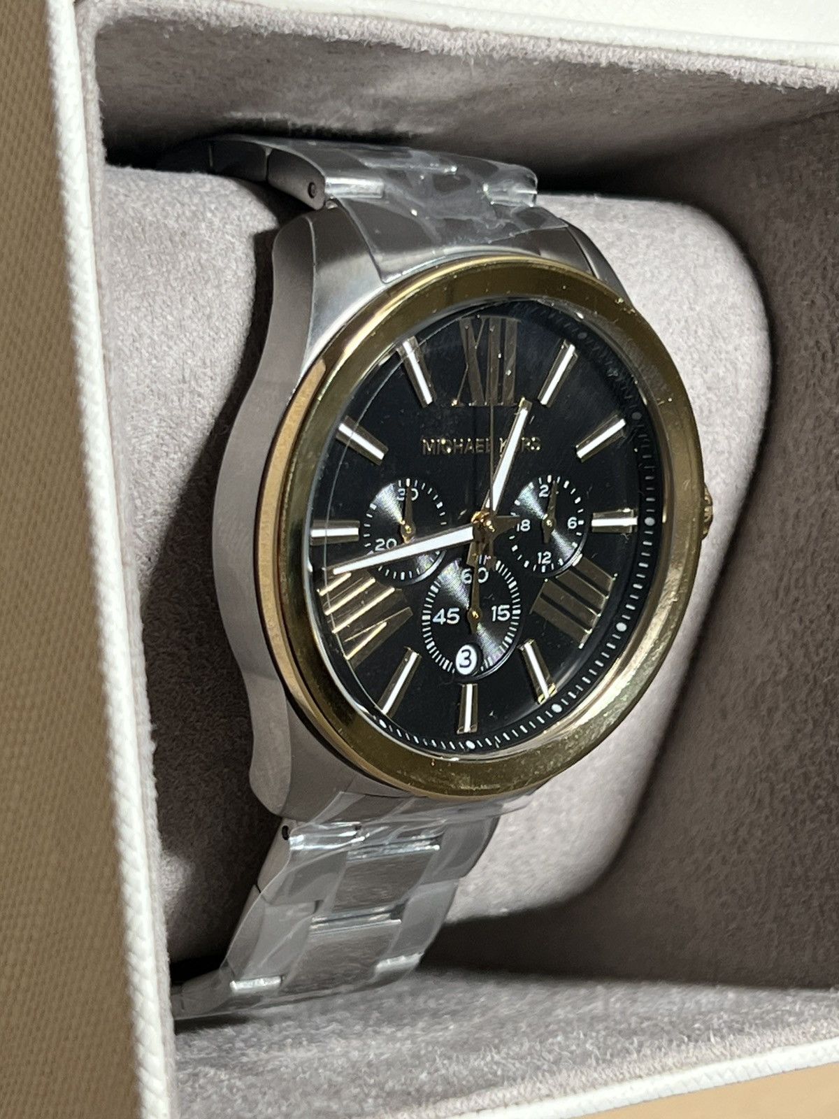 Michael Kors Michael Kors Oversize Wren Two Tone Watch Size ONE SIZE - 4 Thumbnail