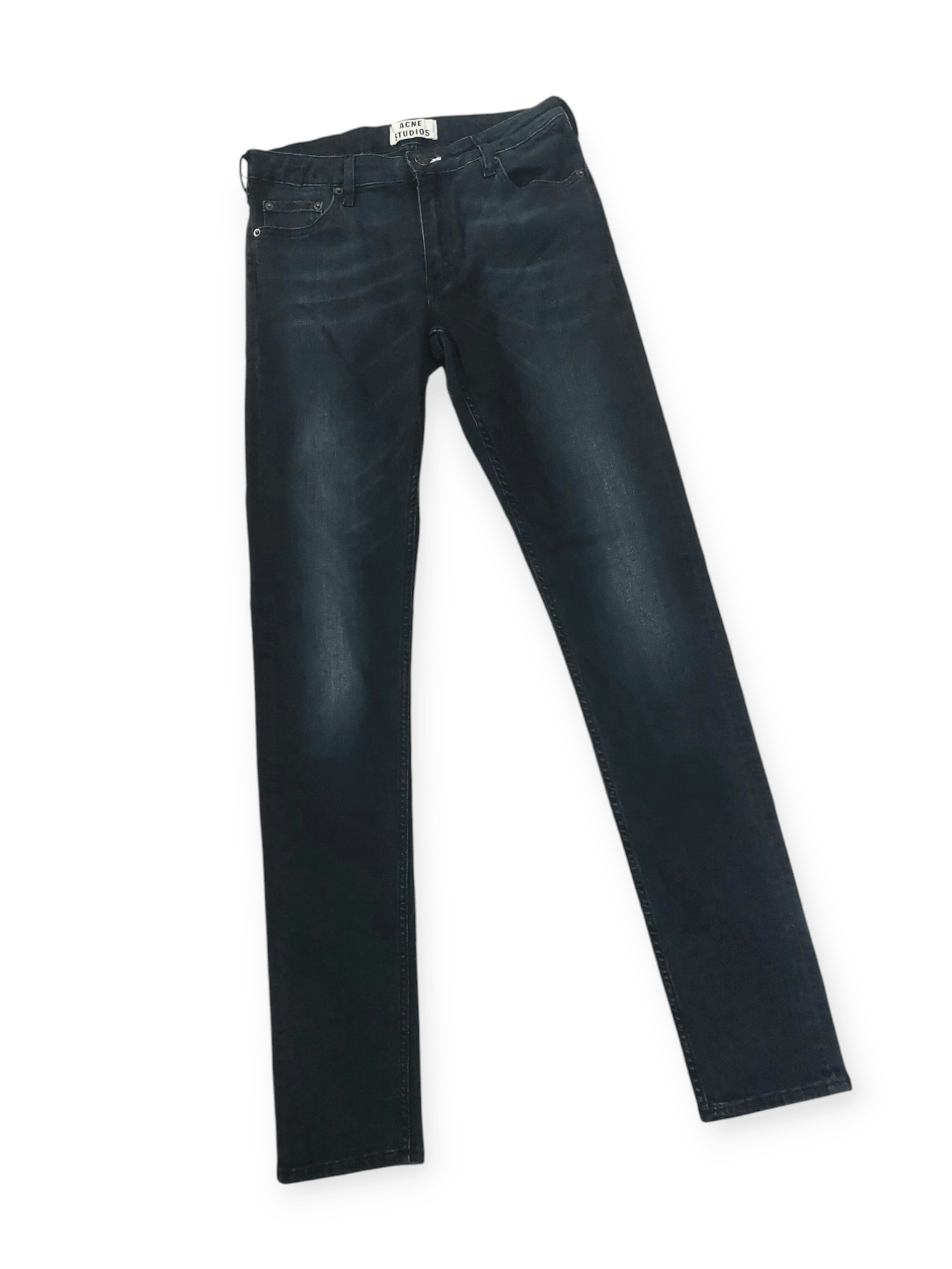 Acne Studios Flex Basement Skinny Black Jeans