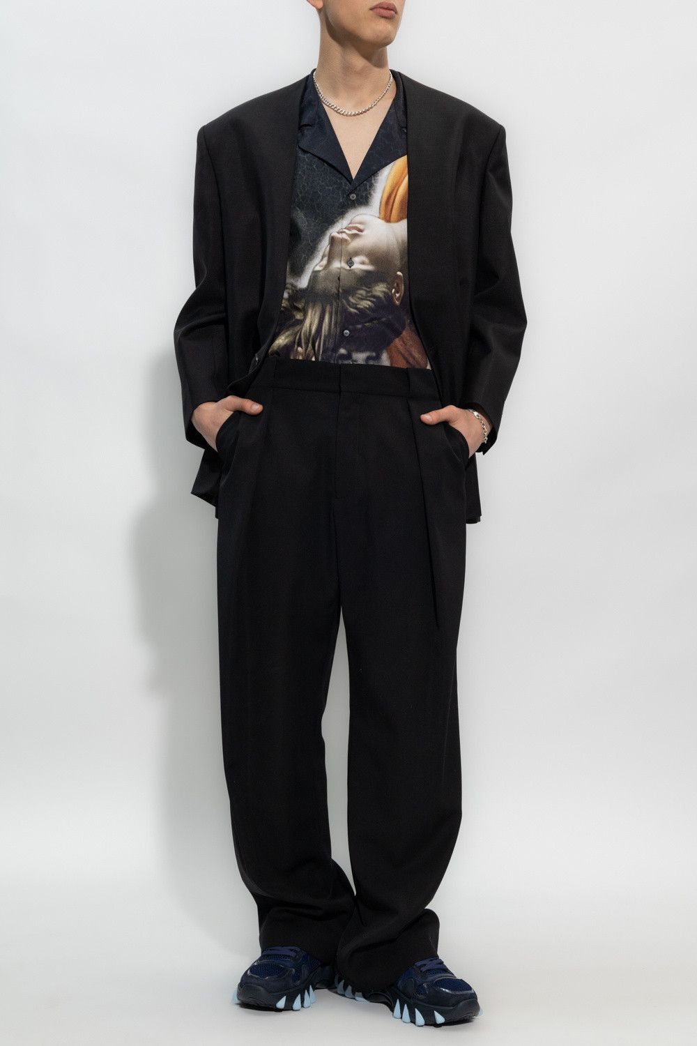 Balmain BNWT SS23 BALMAIN BAROQUE MOTIF SHIRT 42 Size US L / EU 52-54 / 3 - 14 Thumbnail