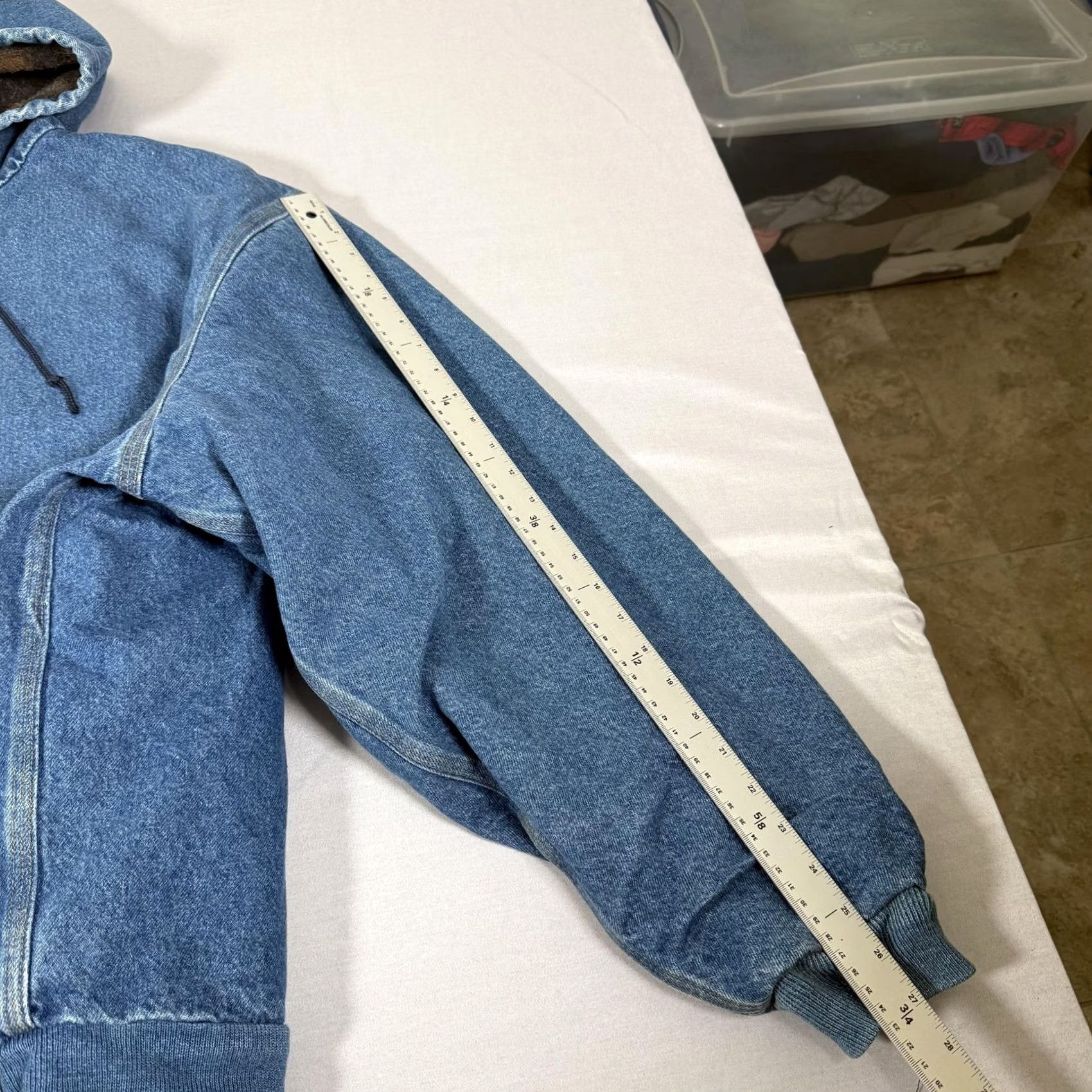 Carhartt VINTAGE Carhartt Jacket Mens 4XL Blue Denim Blanket Lined Active 90s Womens? Size US XXL / EU 58 / 5 - 7 Thumbnail