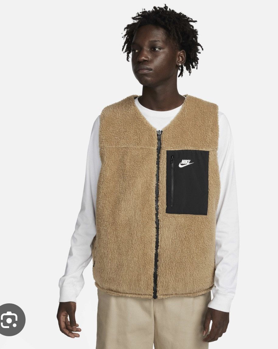 Nike Nike Club Reversible Winterized Fleece Vest Size US M / EU 48-50 / 2 - 13 Thumbnail