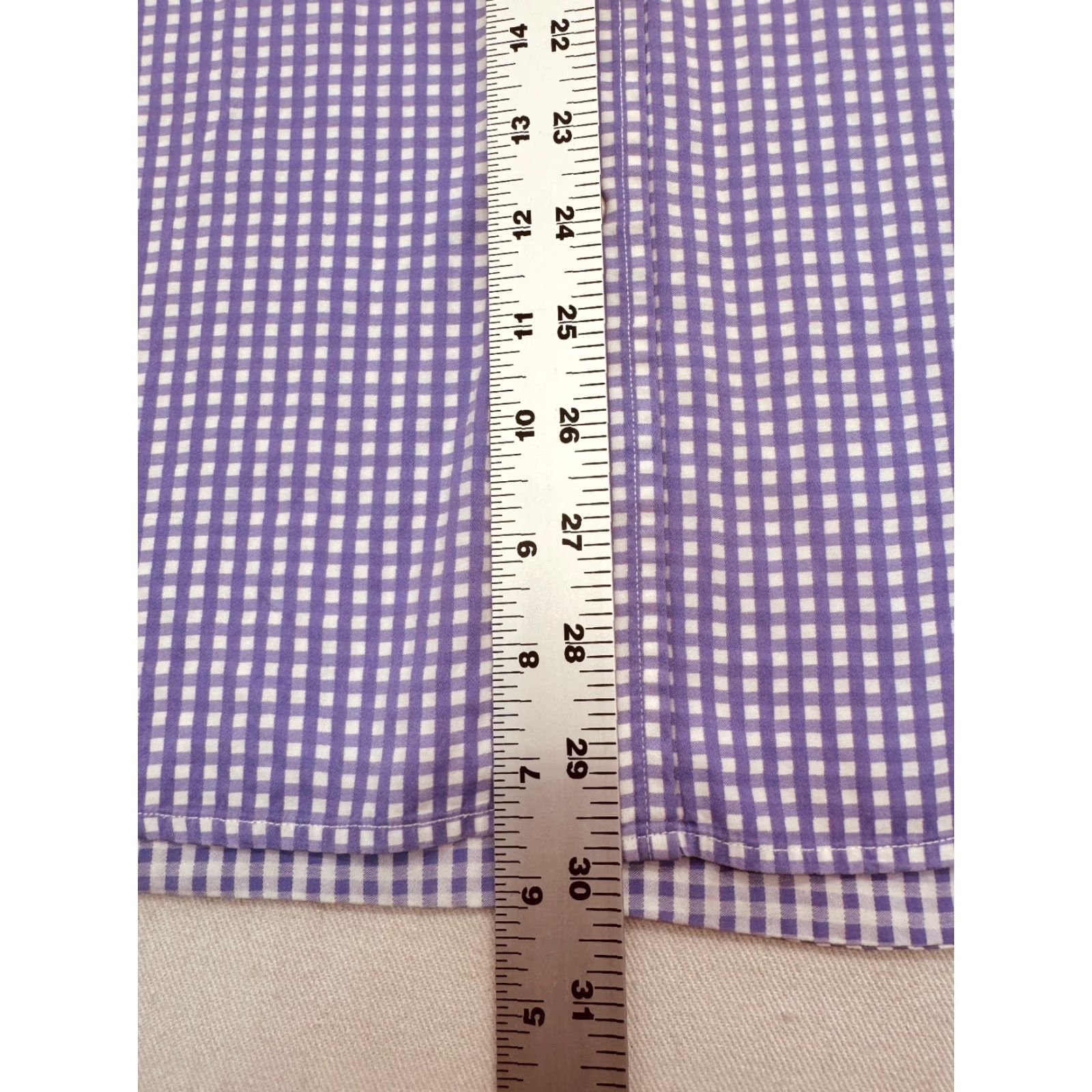 BUGATCHI BUGATCHI Long Sleeve Button Up Mens Large Check Shirt Cotton 2576 Size US L / EU 52-54 / 3 - 6 Thumbnail