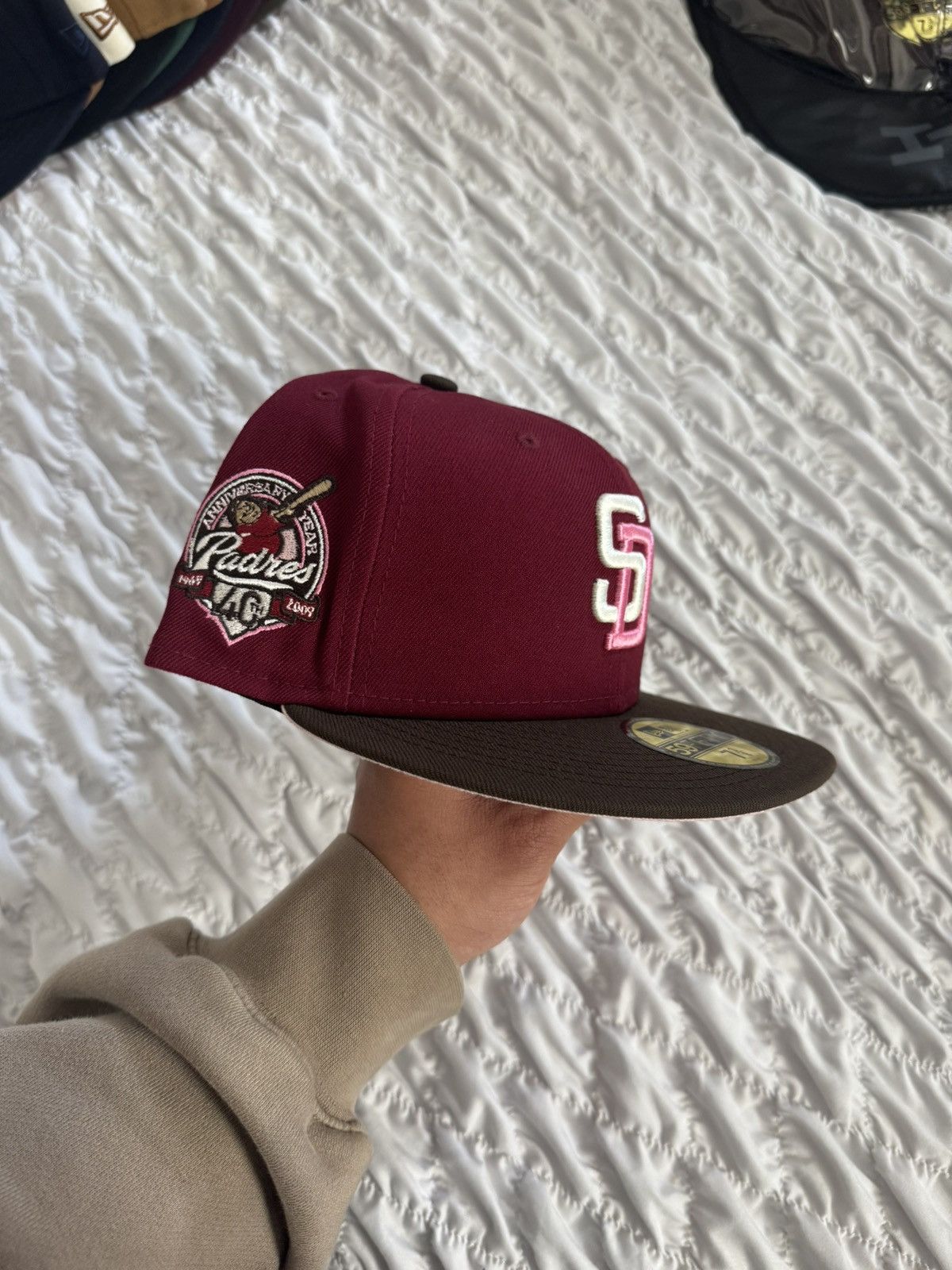 New Era New Era San Diego Padres 7 3/8 Size ONE SIZE - 2 Thumbnail