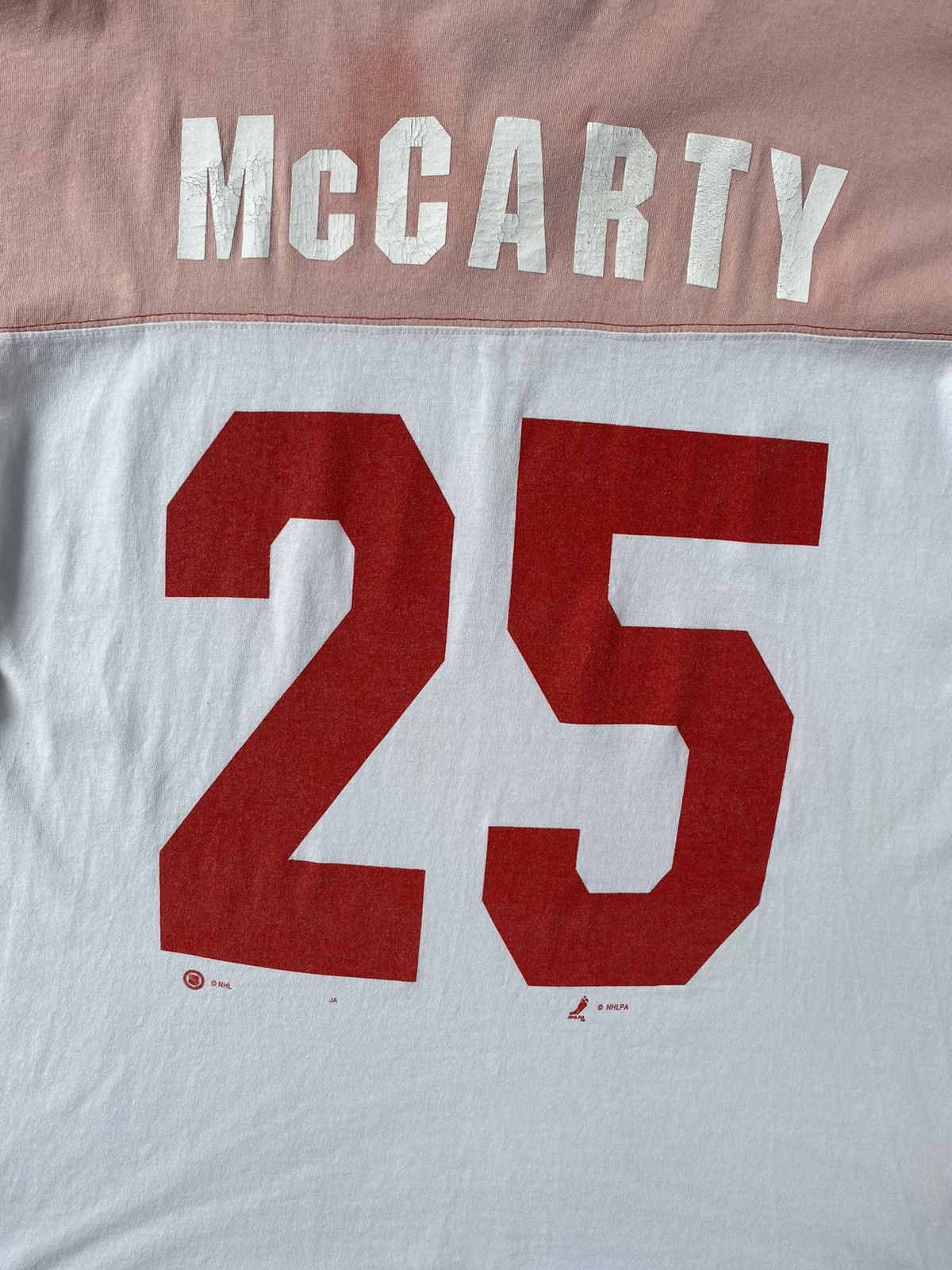 Vintage Vintage Distressed DARREN McCARTY Detroit Red Wings Nhl Tees Size US XL / EU 56 / 4 - 4 Thumbnail