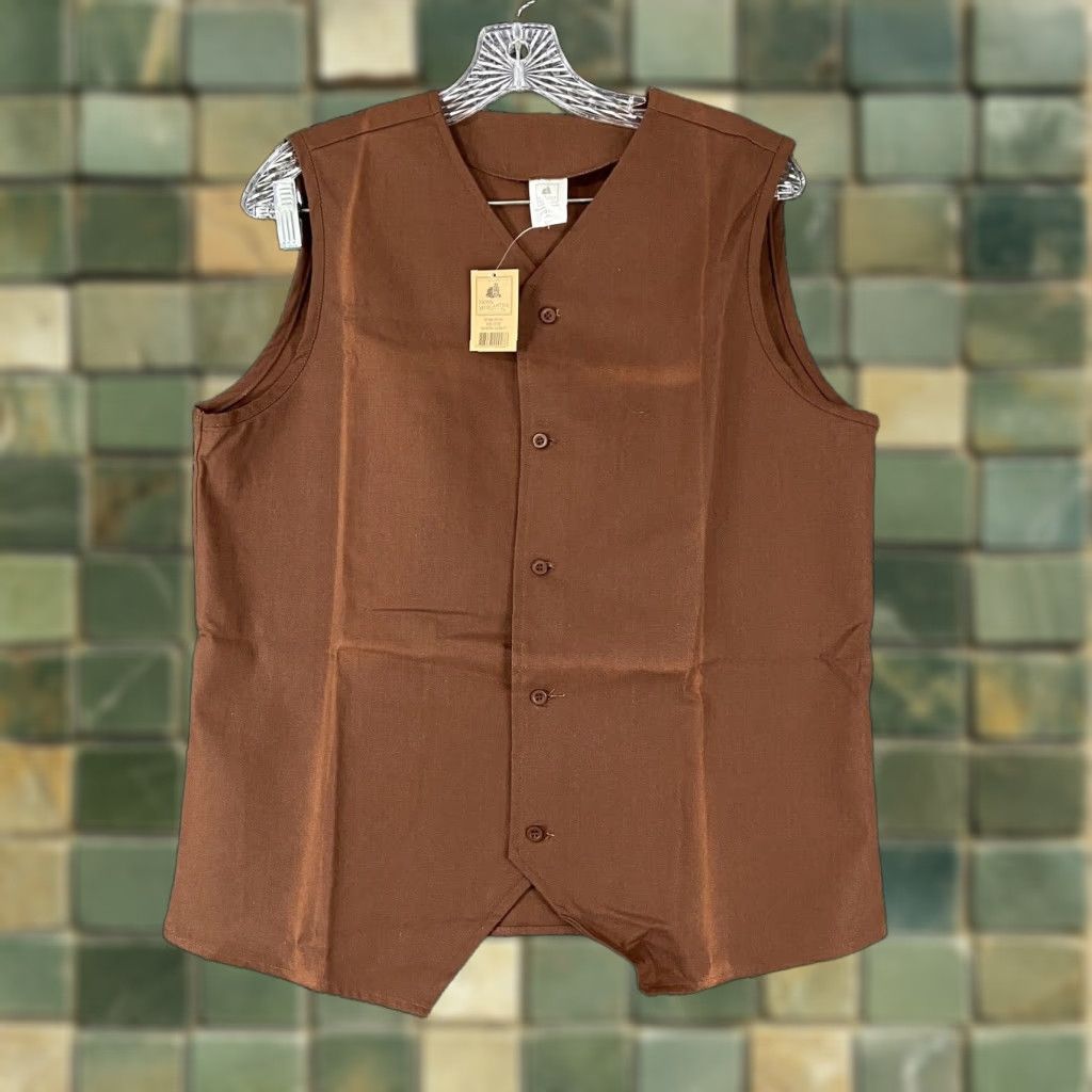 Vintage NEW Zion Mercantile Brown Trek Vest Men’s Medium Preshrunk 100% Cotton Size US M / EU 48-50 / 2 - 1 Thumbnail
